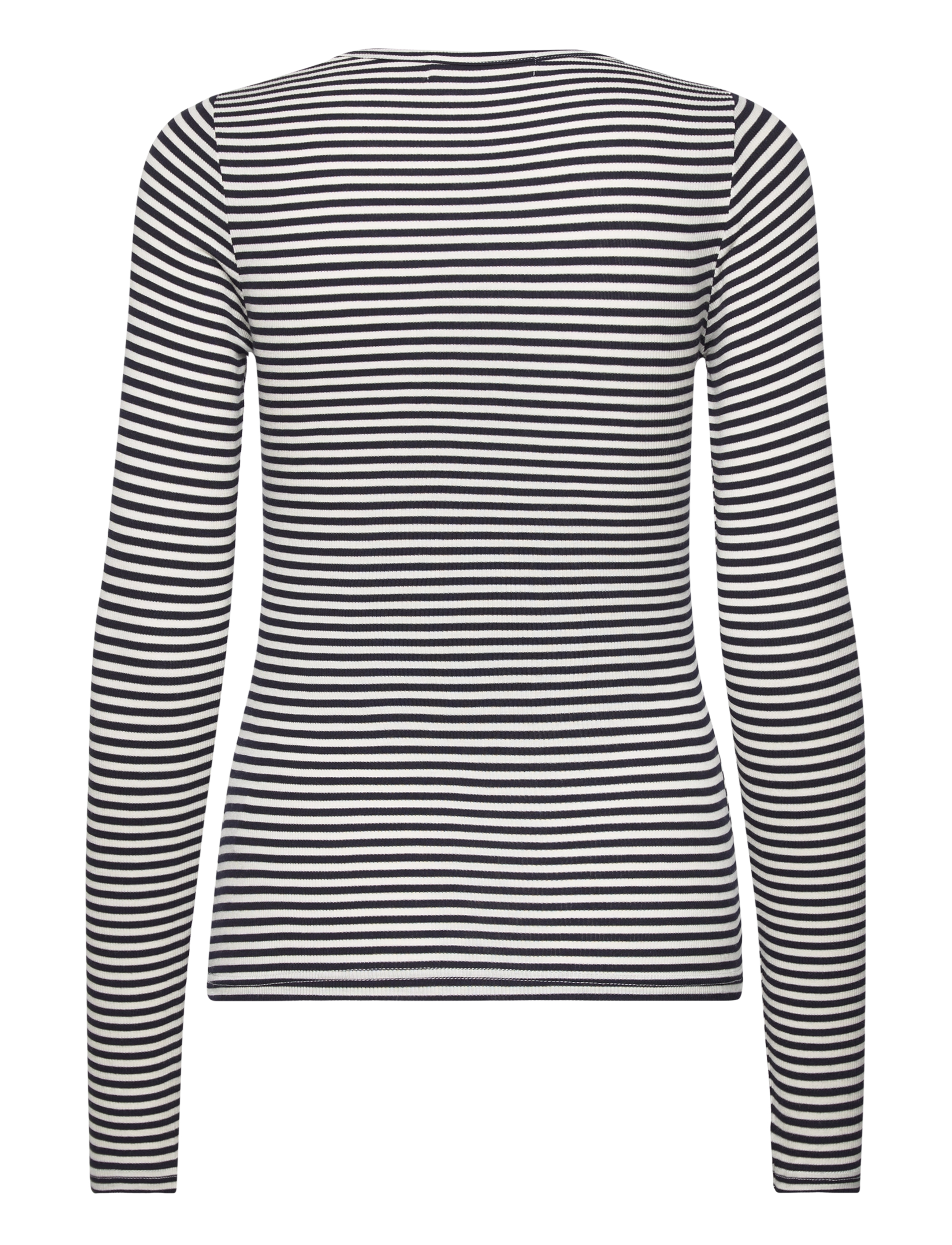 Sofie Schnoor - PETRICIASW STRIPE T-SHIRT LONG SLEE - langerma toppar - navy striped - 2
