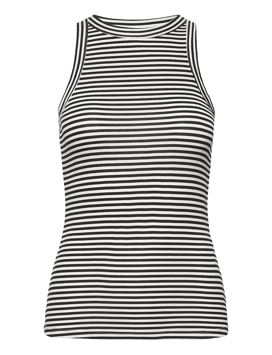 Sofie Schnoor - JULLIESW STRIPE TOP - Ärmellose tops - black striped - 1