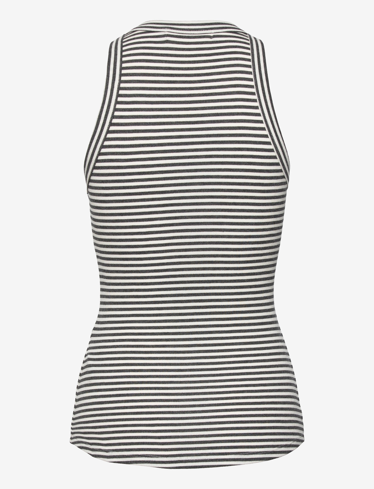 Sofie Schnoor - JULLIESW STRIPE TOP - linnen - dark grey striped - 1