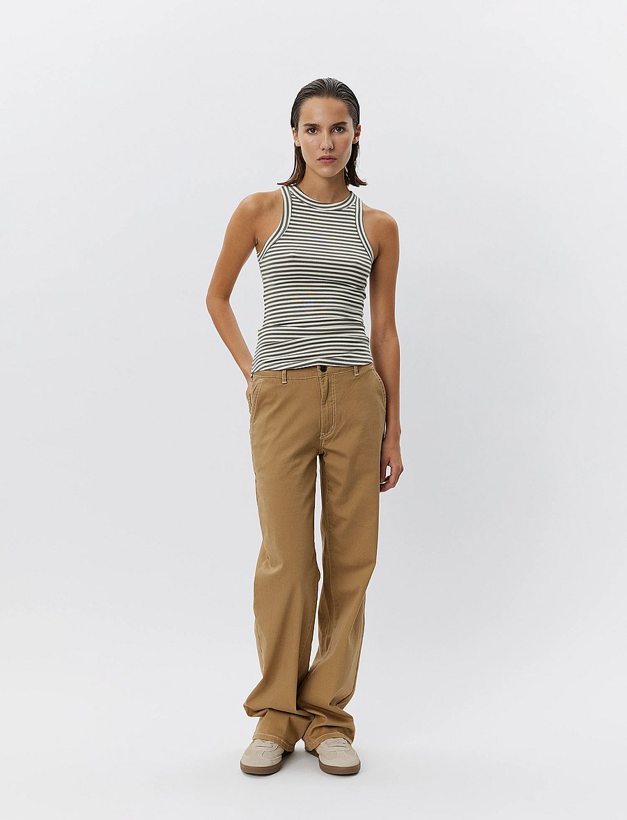 Sofie Schnoor - JULLIESW STRIPE TOP - linnen - dark grey striped - 3