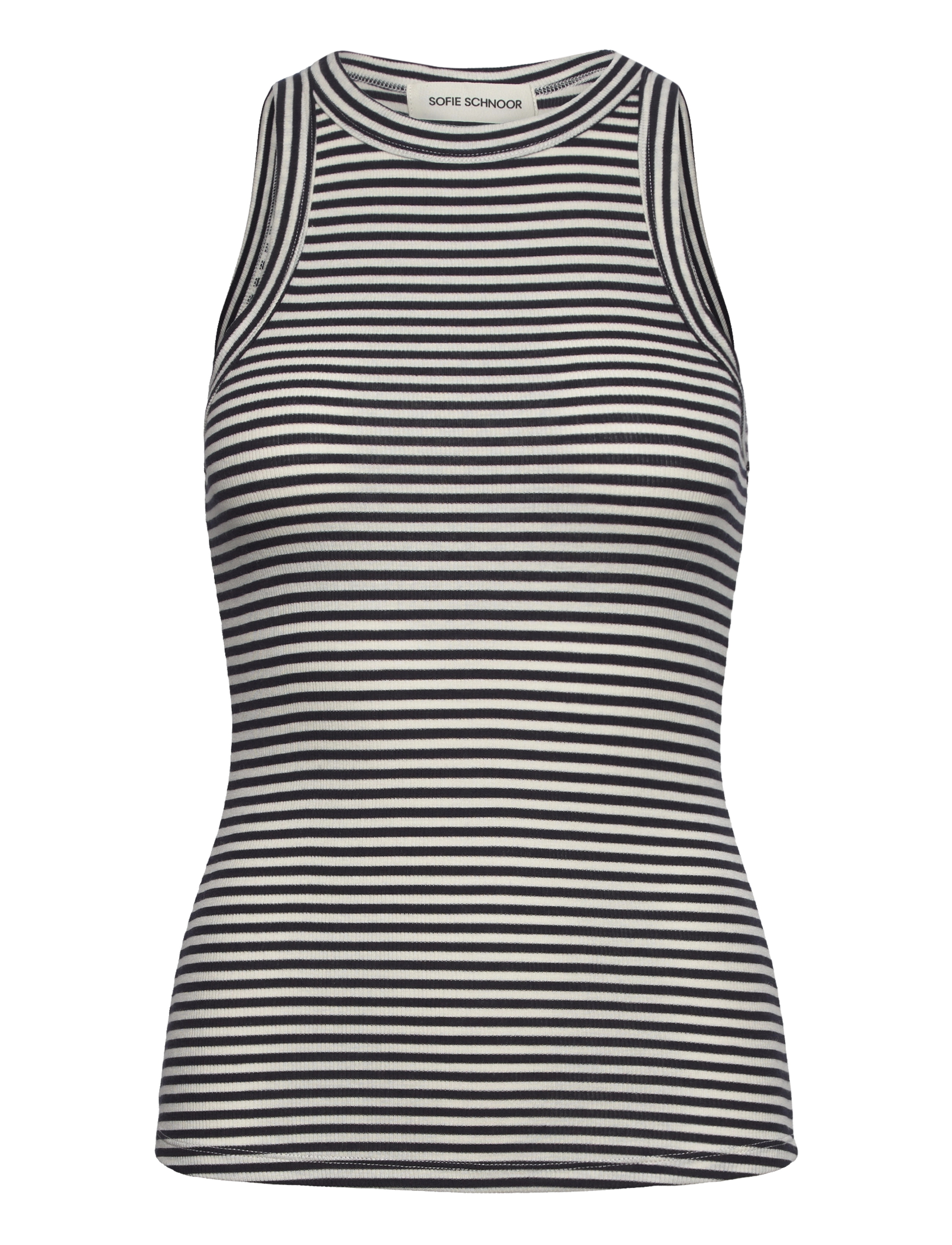 Sofie Schnoor JULLIESW STRIPE TOP - Varrukateta topid - NAVY STRIPED / navy