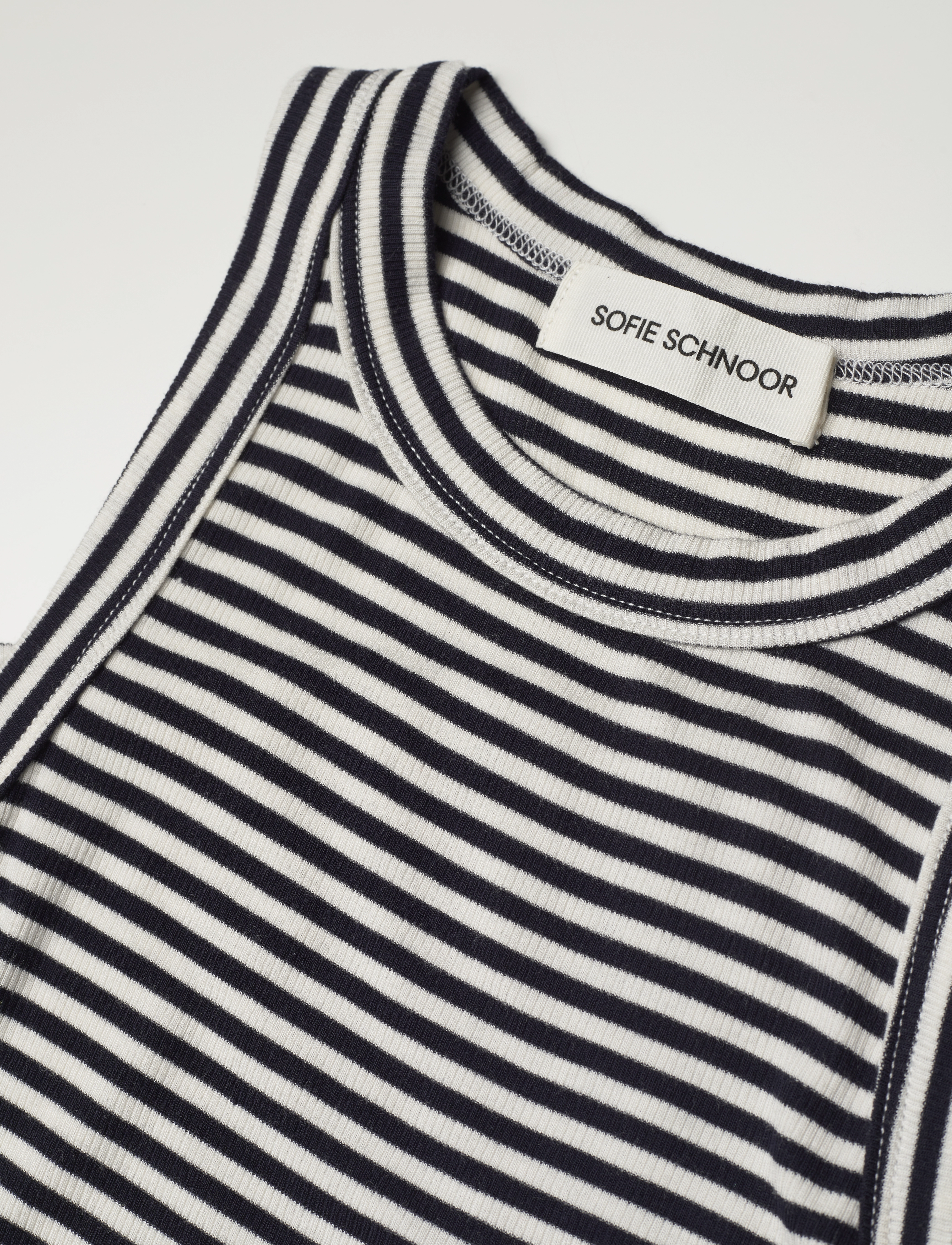 Sofie Schnoor - JULLIESW STRIPE TOP - Ärmellose tops - navy striped - 2