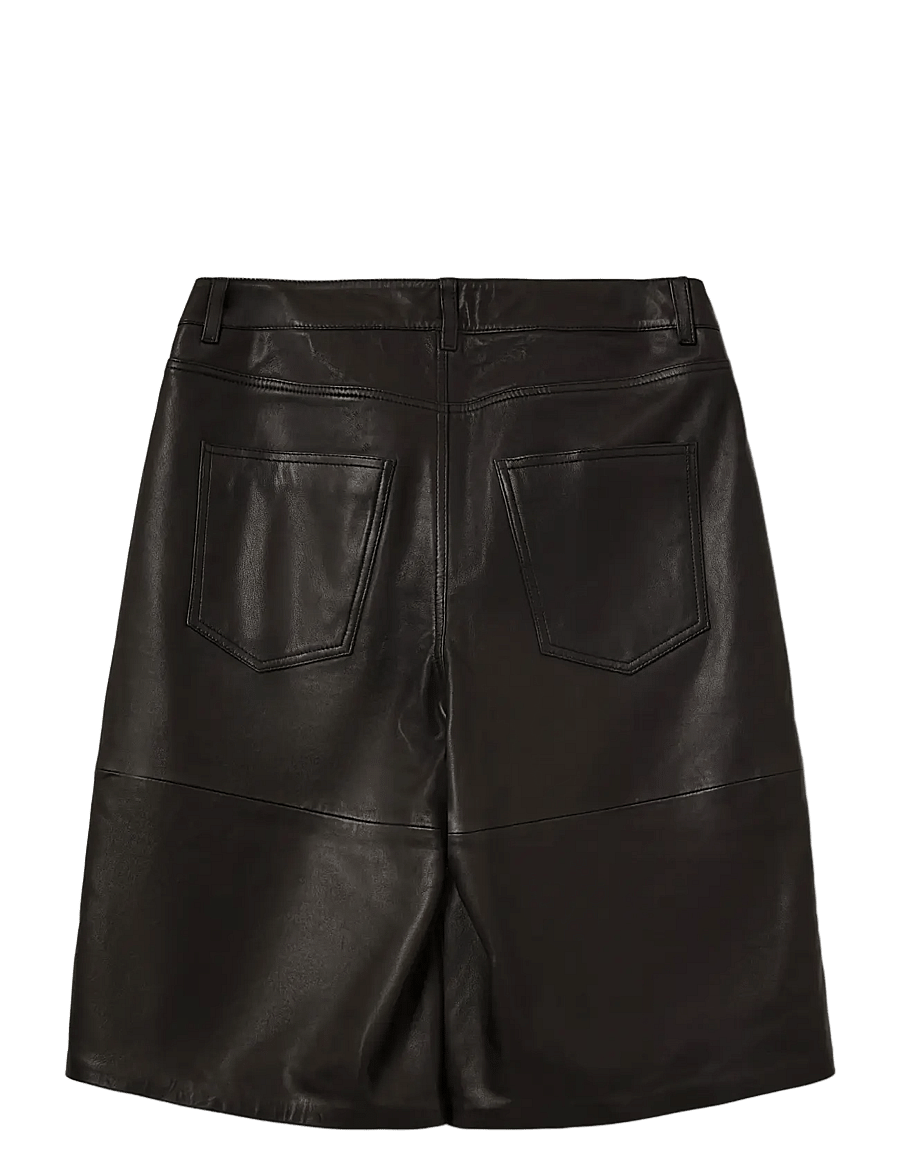 Sofie Schnoor - VOKESW LEATHER SHORTS - lederröcke - black - 2