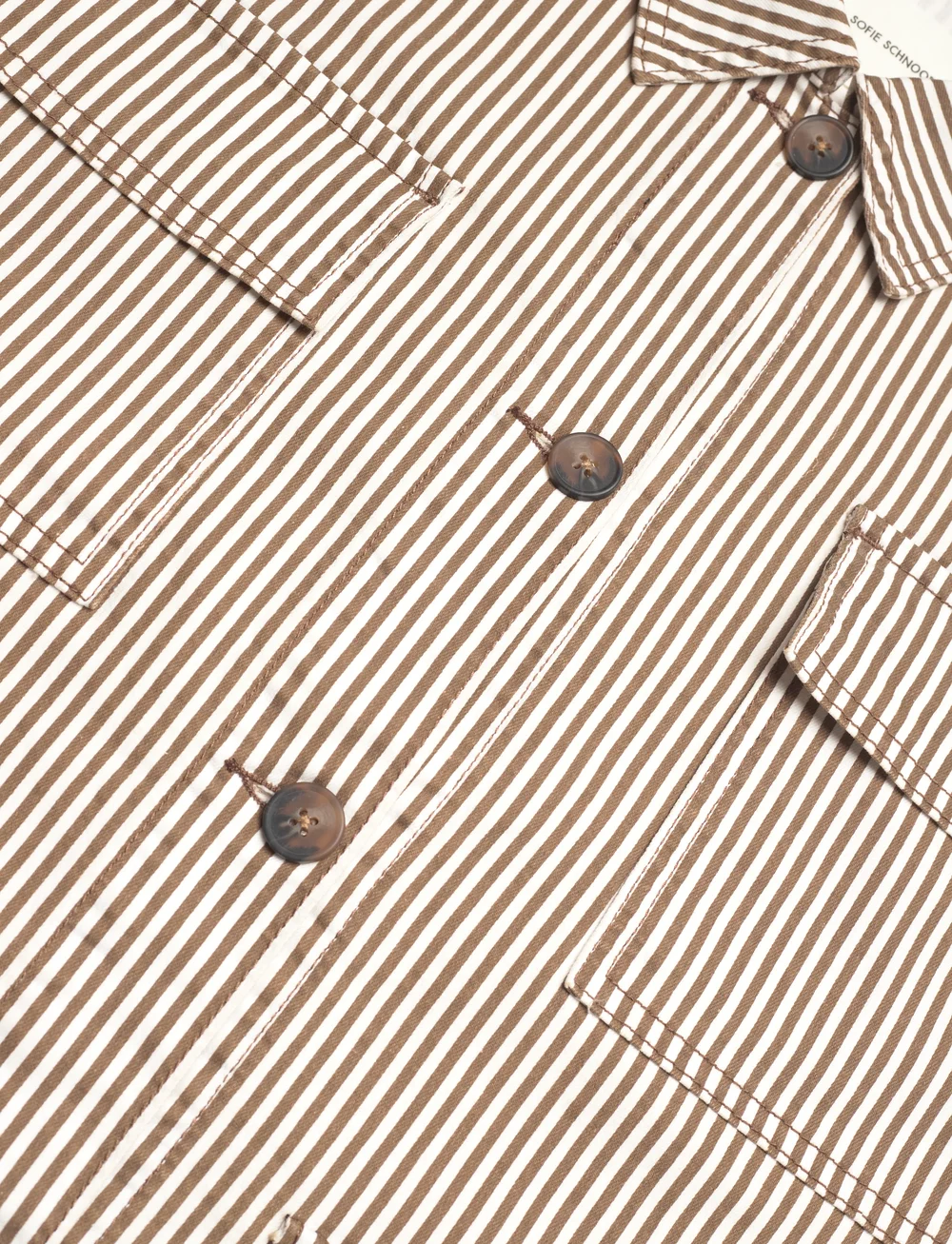 Sofie Schnoor - LYNNSW JACKET - höstjackor - brown striped - 2