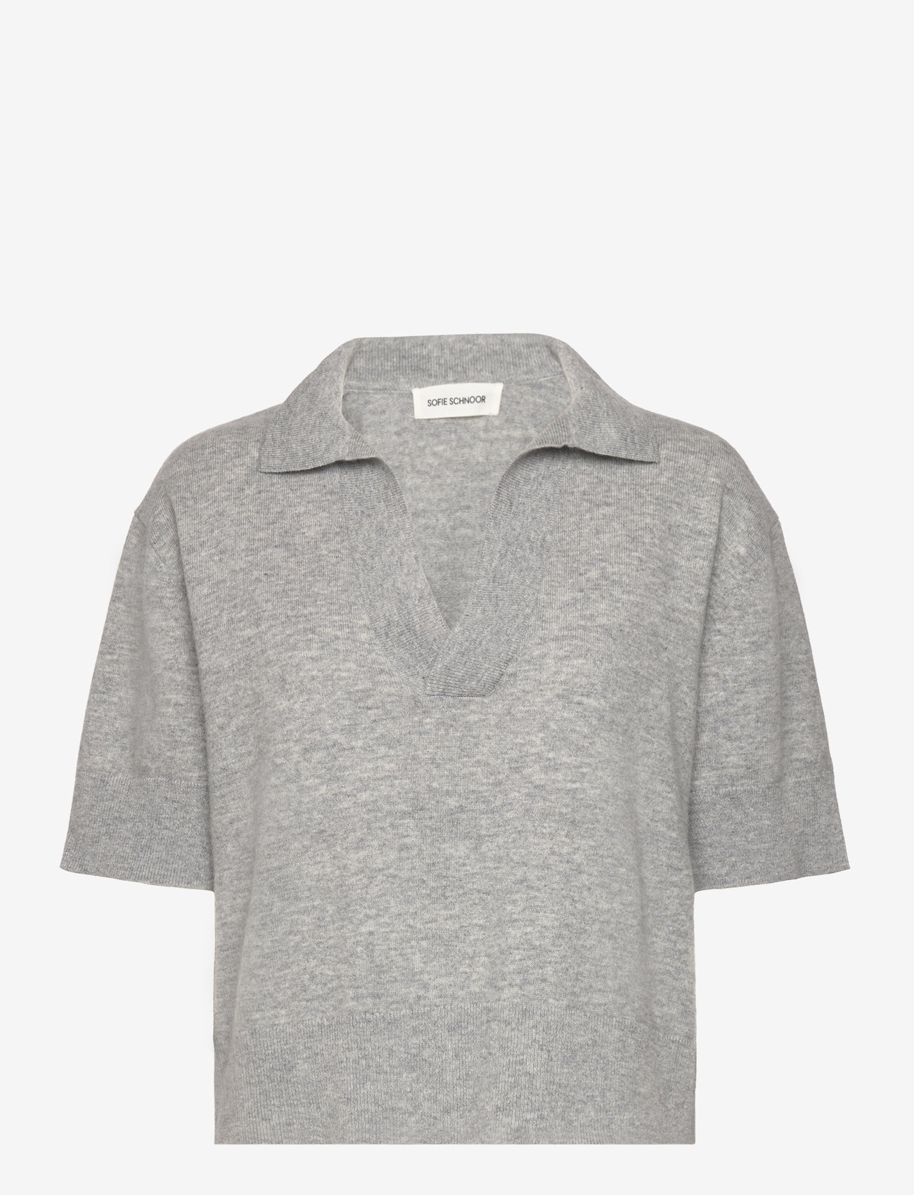 Sofie Schnoor - AMALYSW BLOUSE - höstkläder - grey melange - 0