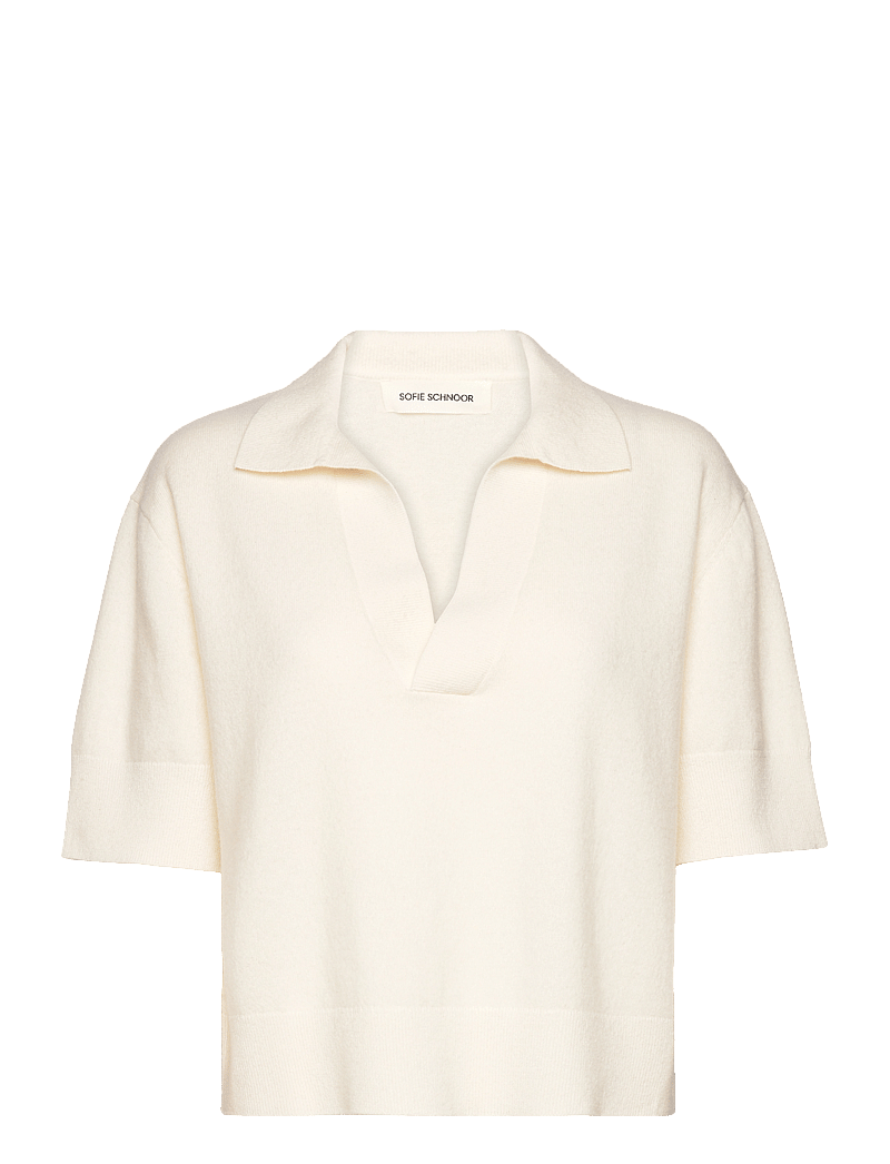 Sofie Schnoor - AMALYSW BLOUSE - stickade tröjor - off white - 1