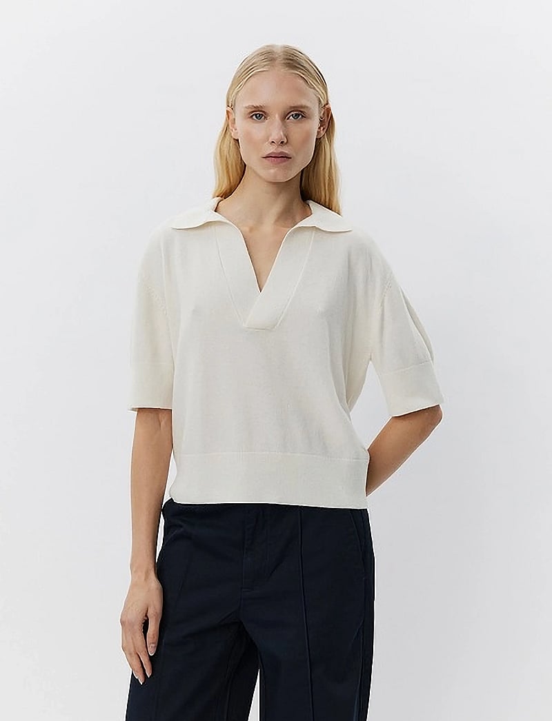 Sofie Schnoor - AMALYSW BLOUSE - stickade tröjor - off white - 0