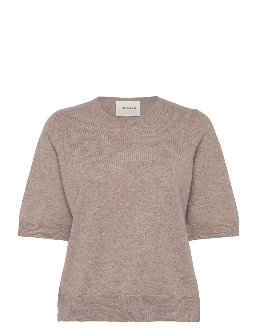 Sofie Schnoor - VIANASW KNIT - stickade tröjor - brown melange - 1