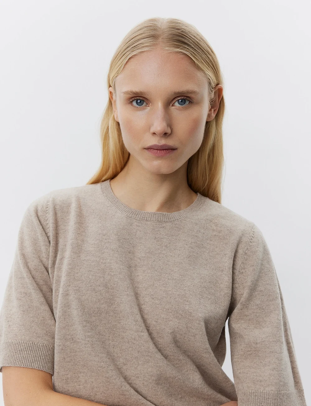 Sofie Schnoor - VIANASW KNIT - striktrøjer - brown melange - 3