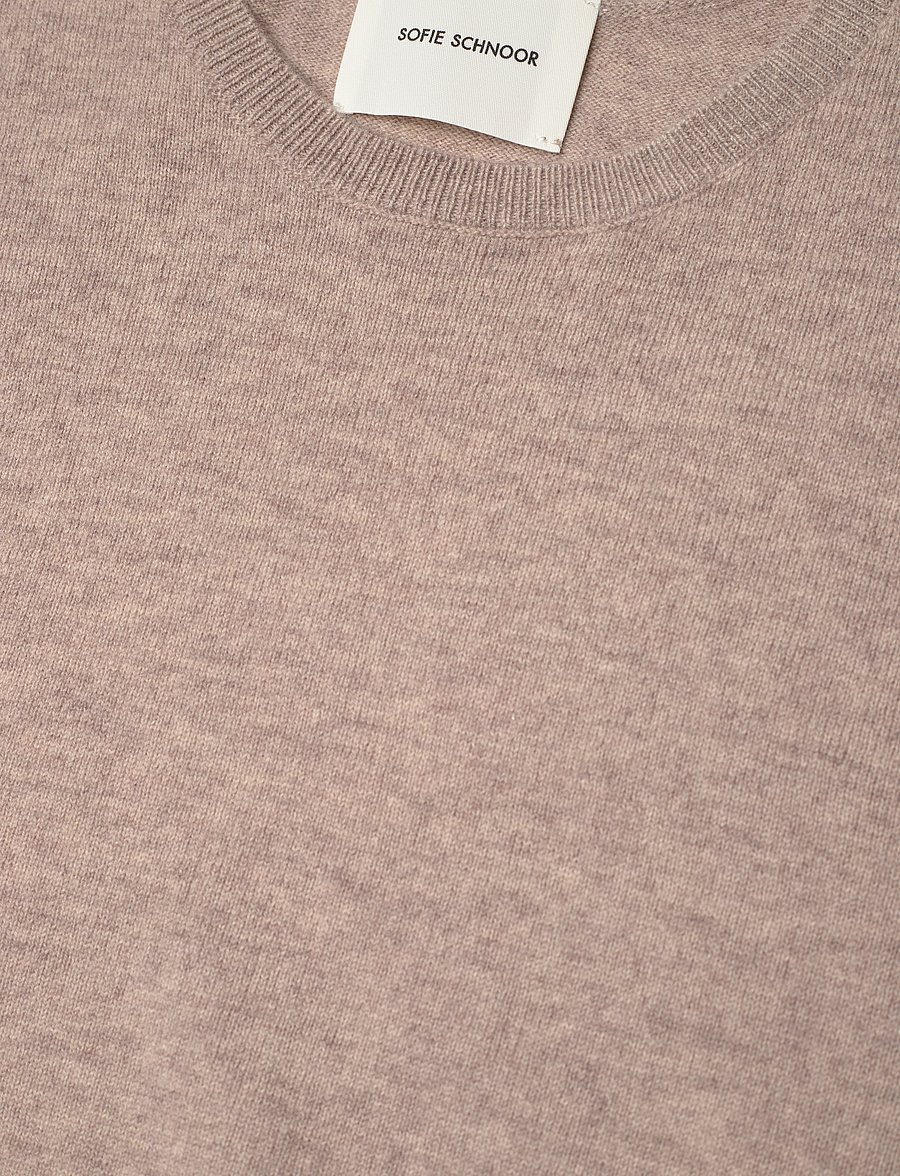 Sofie Schnoor - VIANASW KNIT - stickade tröjor - brown melange - 4