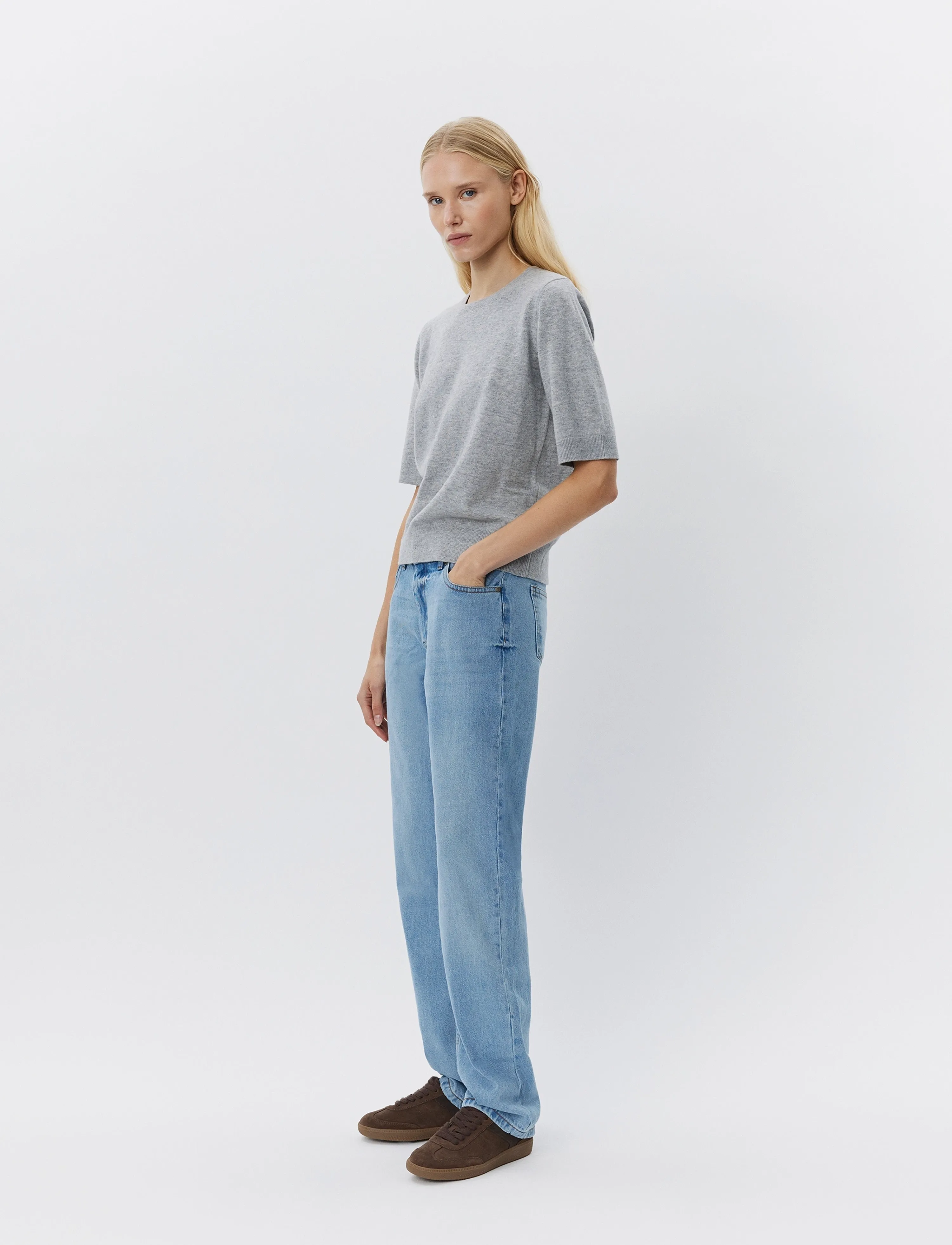 Sofie Schnoor - VIANASW KNIT - sviitrid - grey melange - 4