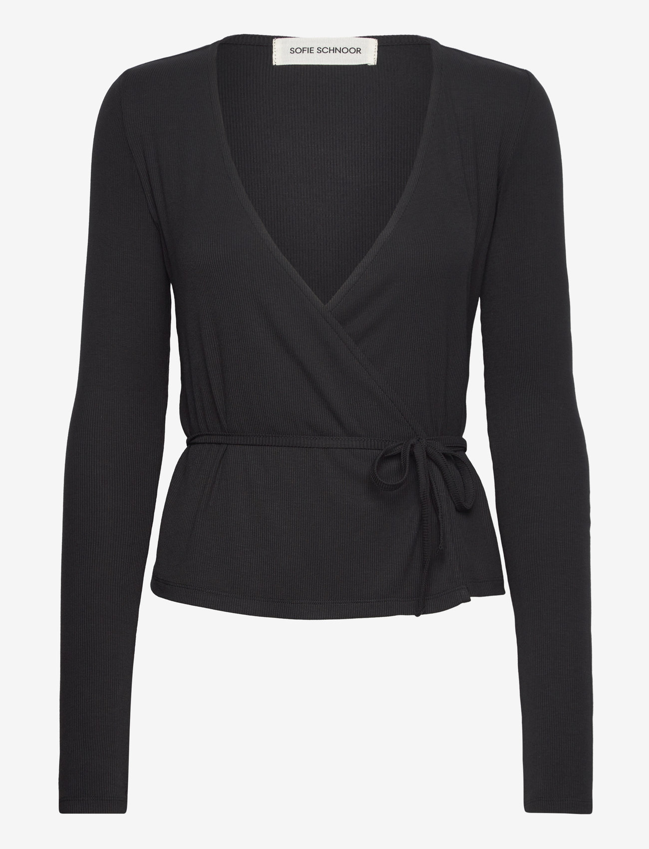 Sofie Schnoor - JOODYSW BLOUSE - langærmede toppe - black - 1