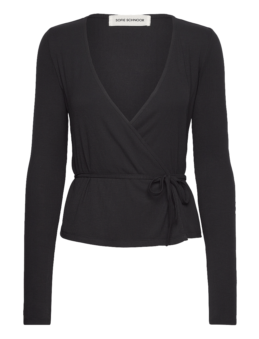 Sofie Schnoor - JOODYSW BLOUSE - long-sleeved tops - black - 1