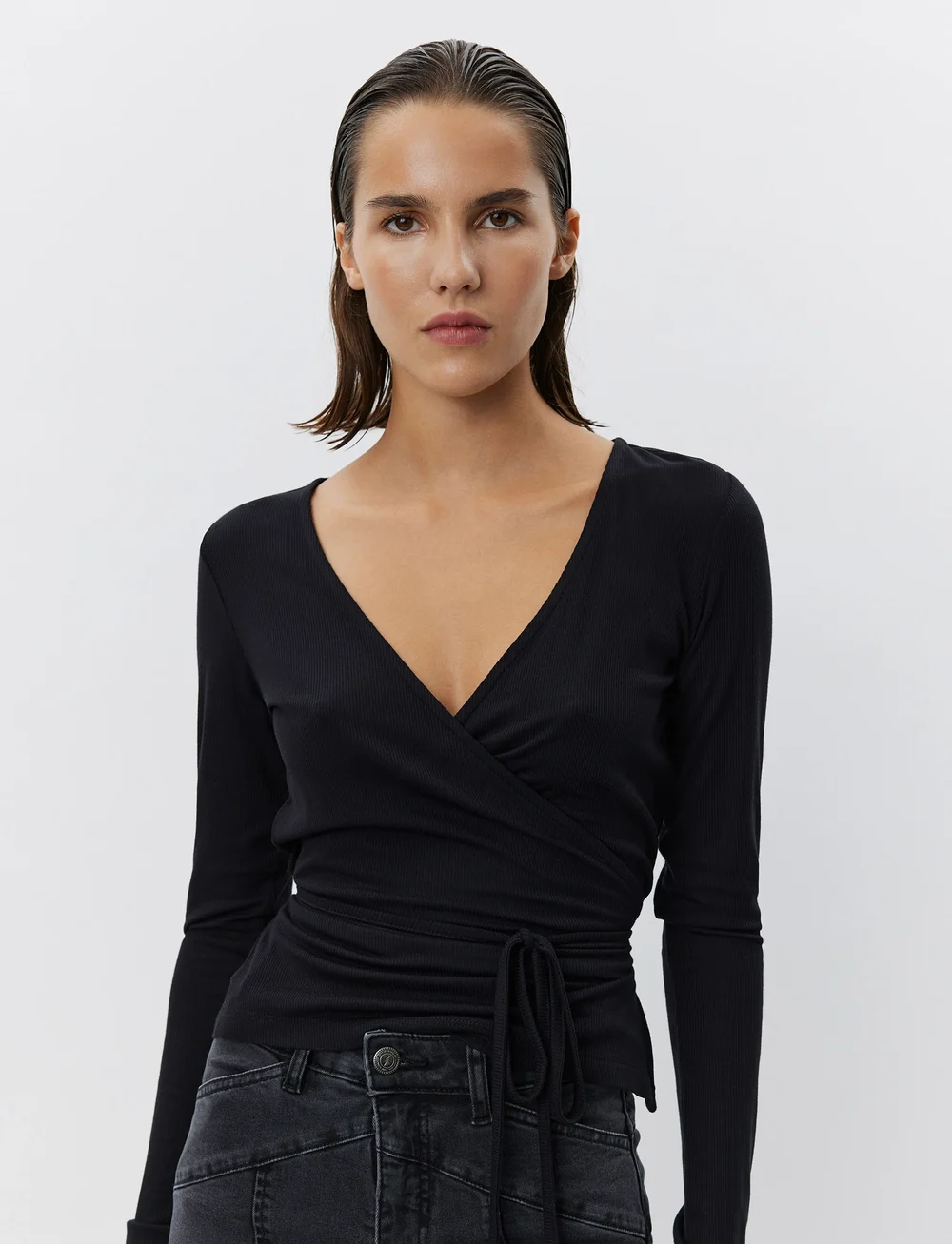 Sofie Schnoor - JOODYSW BLOUSE - long-sleeved tops - black - 0