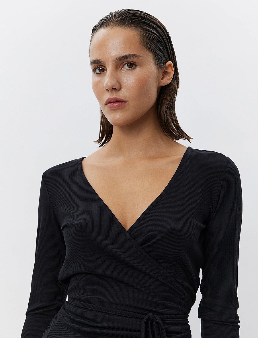 Sofie Schnoor - JOODYSW BLOUSE - long-sleeved tops - black - 3