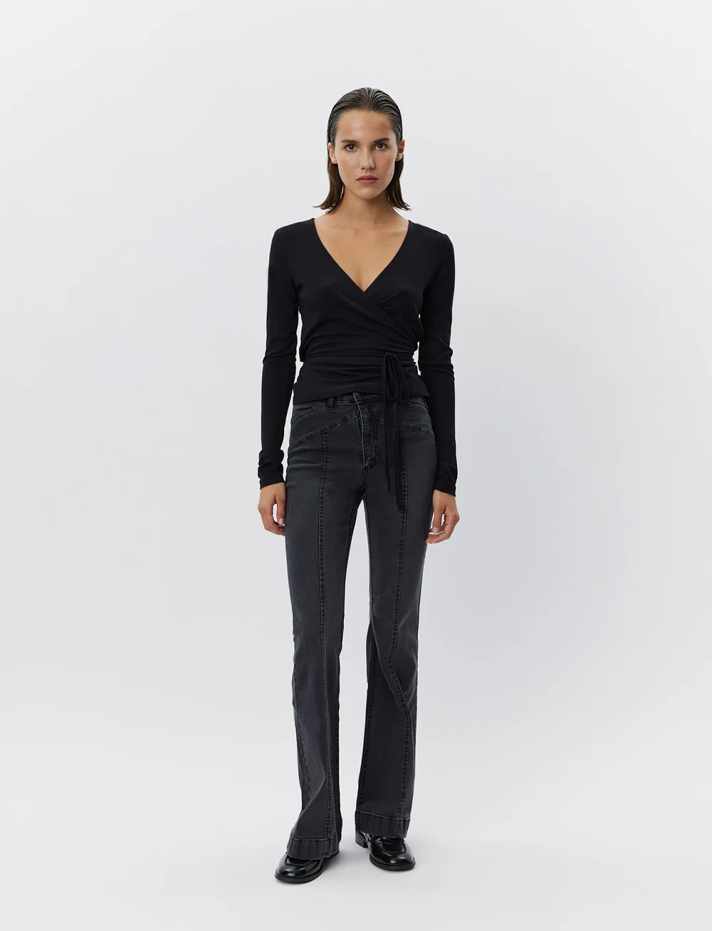 Sofie Schnoor - JOODYSW BLOUSE - long-sleeved tops - black - 4