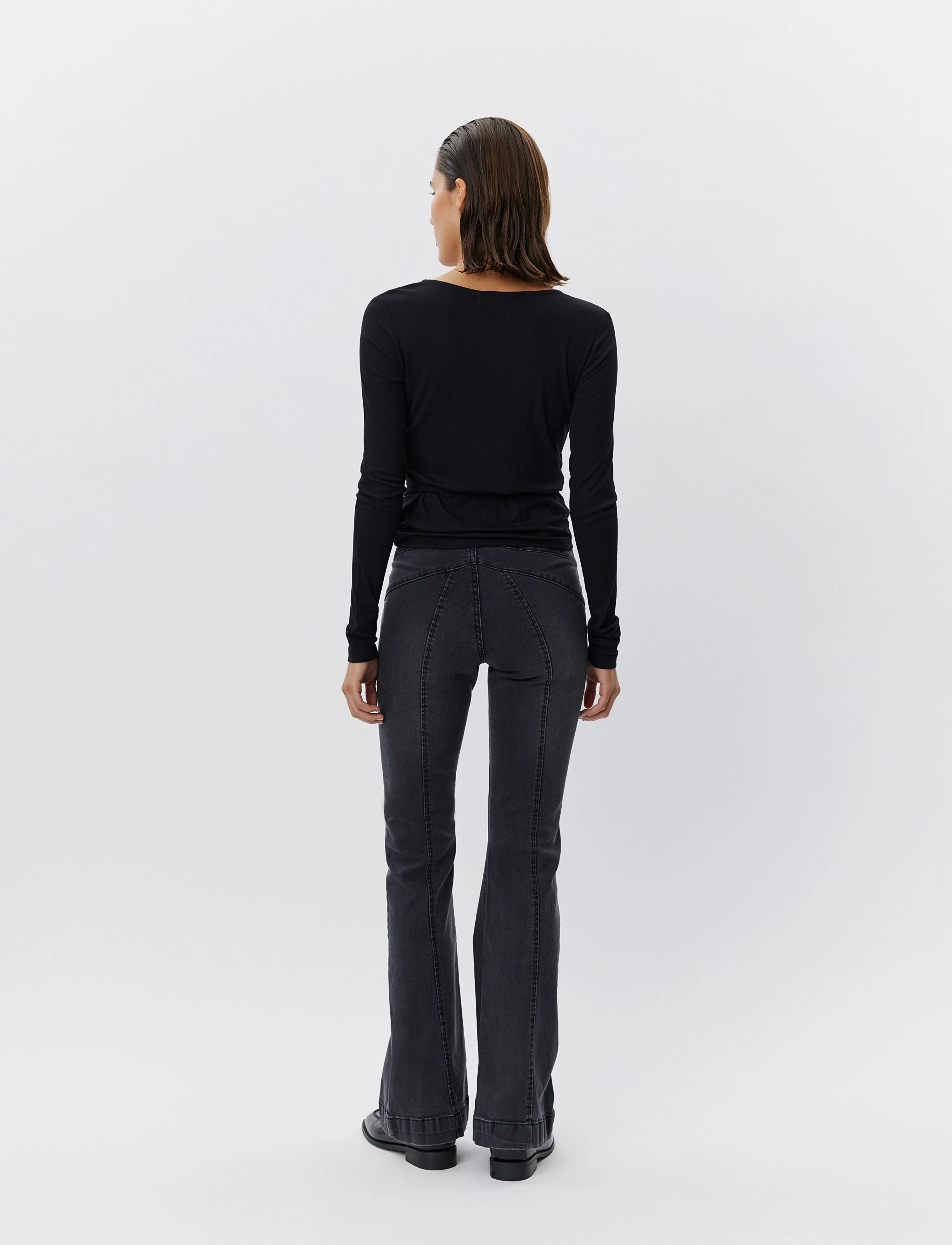 Sofie Schnoor - JOODYSW BLOUSE - long-sleeved tops - black - 5
