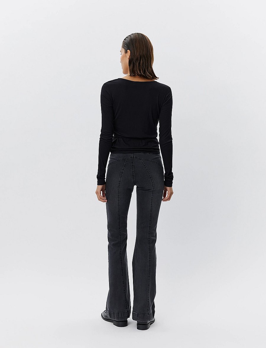 Sofie Schnoor - JOODYSW BLOUSE - long-sleeved tops - black - 5