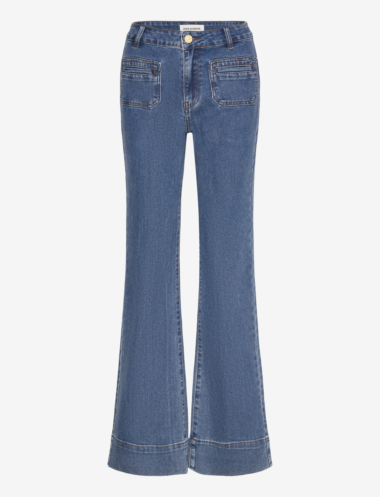 Sofie Schnoor - NOELLESW JEANS - schlaghosen - denim blue - 0