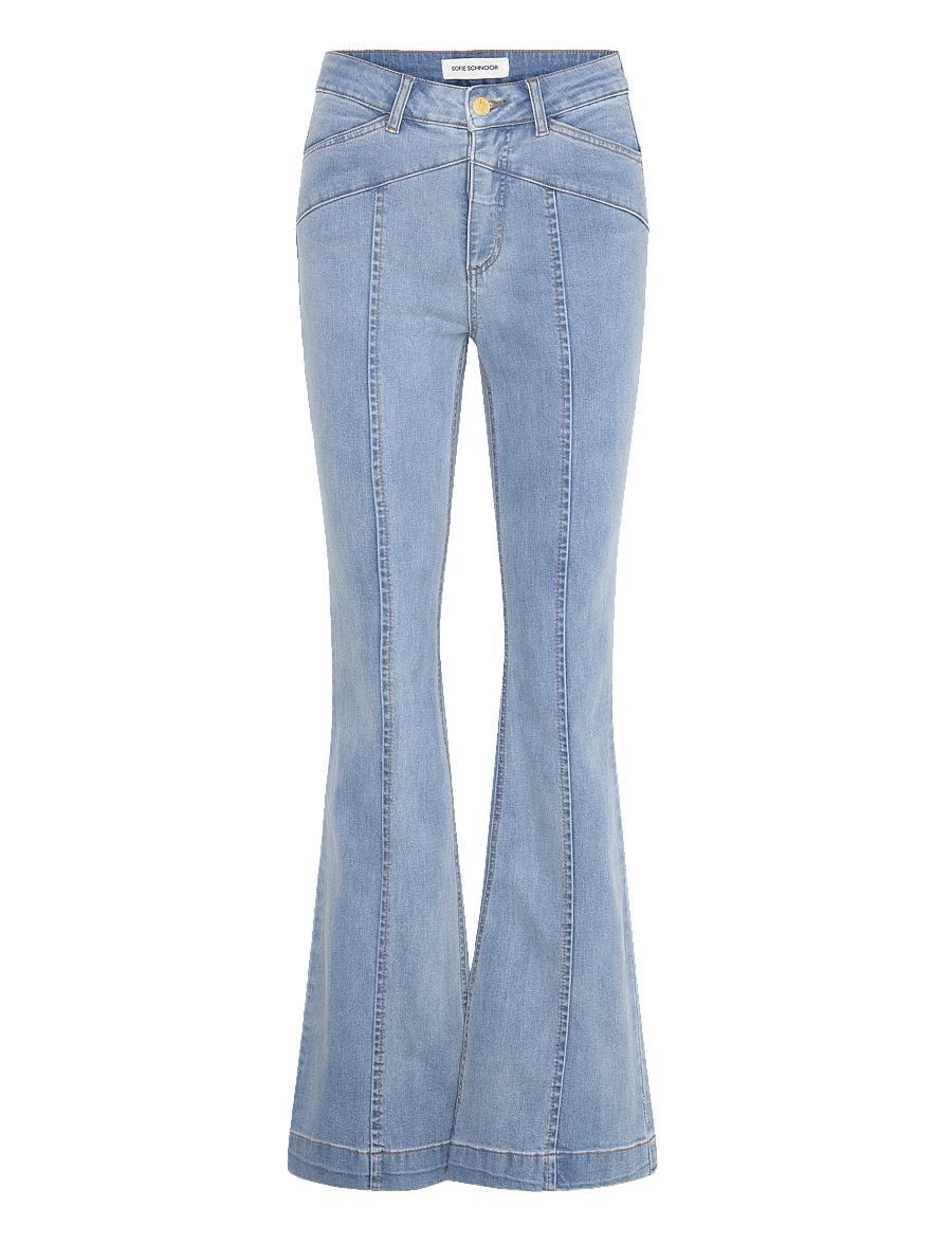 Sofie Schnoor - GOASW JEANS - flared jeans - light denim blue - 1