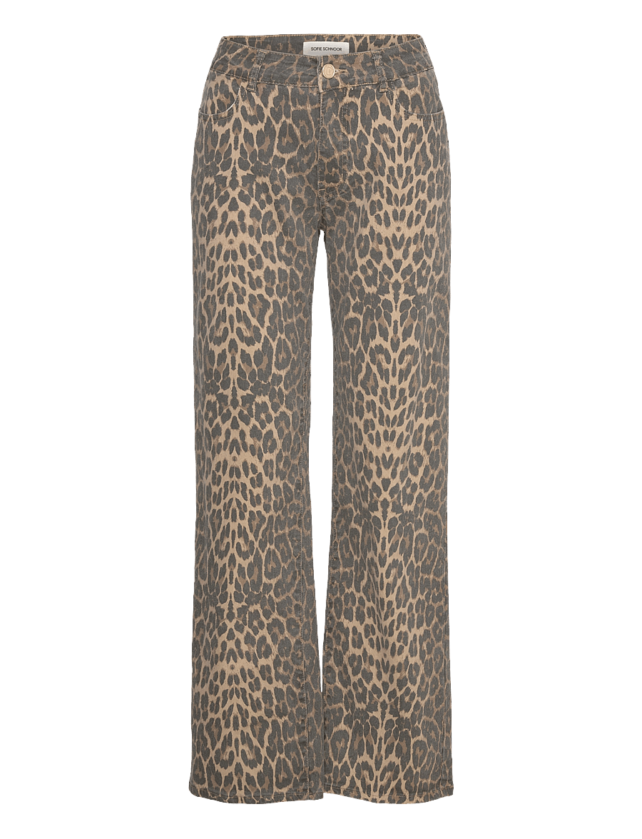 Sofie Schnoor - SIENNASW LEOPARD TROUSERS - pantalons larges - leopard - 1