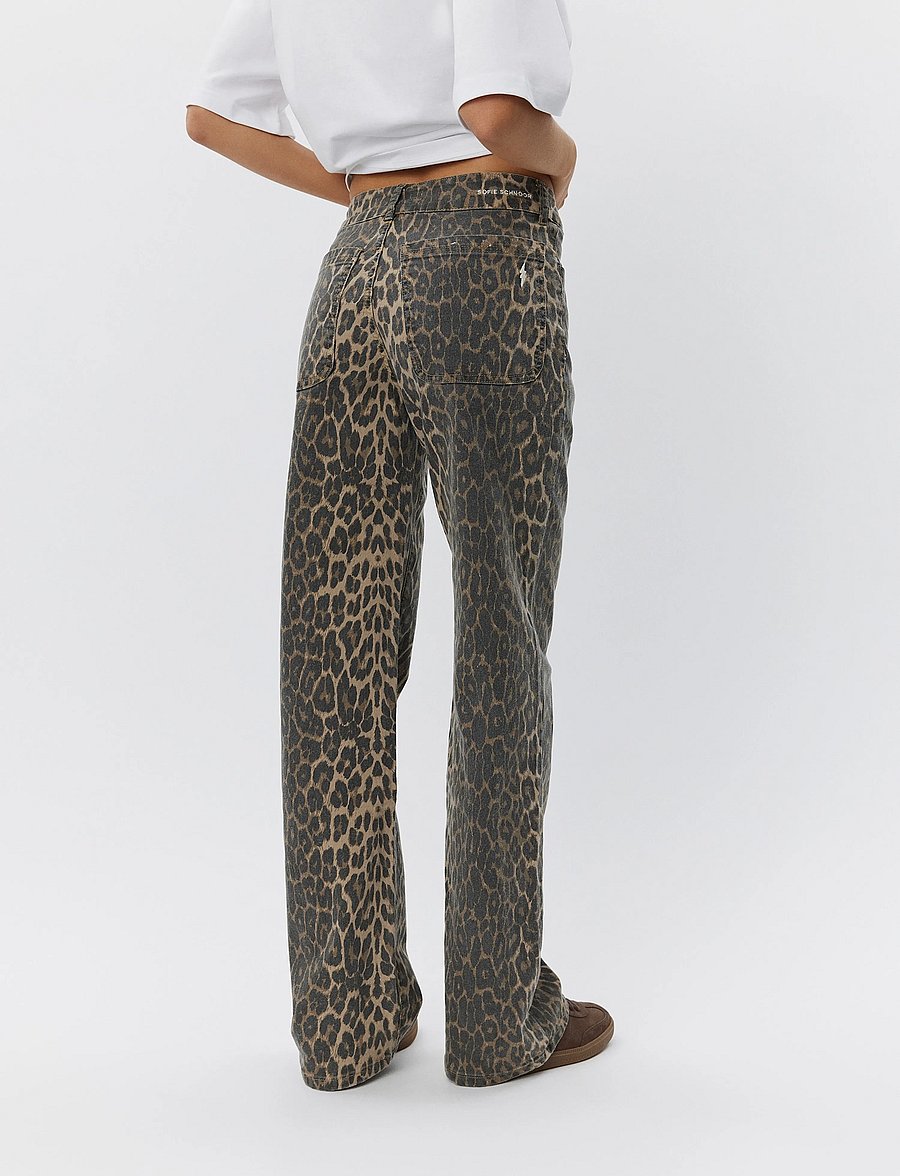 Sofie Schnoor - SIENNASW LEOPARD TROUSERS - pantalons larges - leopard - 3