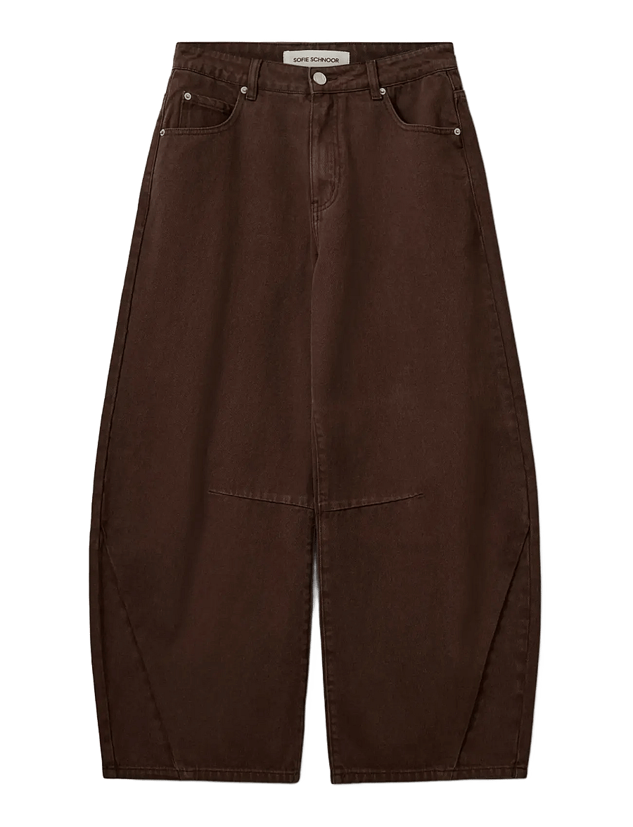 Sofie Schnoor - TOMARSW JEANS - barrel jeans - dark brown - 1