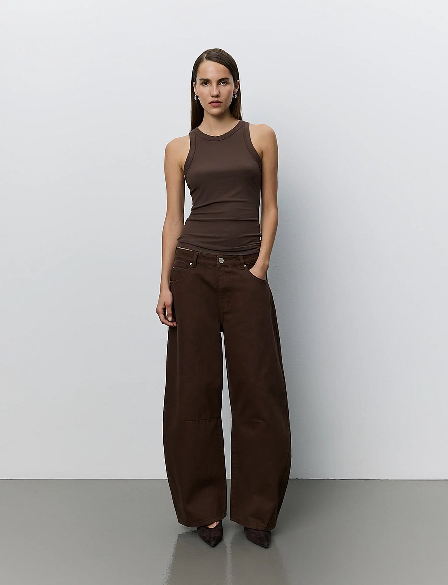 Sofie Schnoor - TOMARSW JEANS - barrel jeans - dark brown - 0