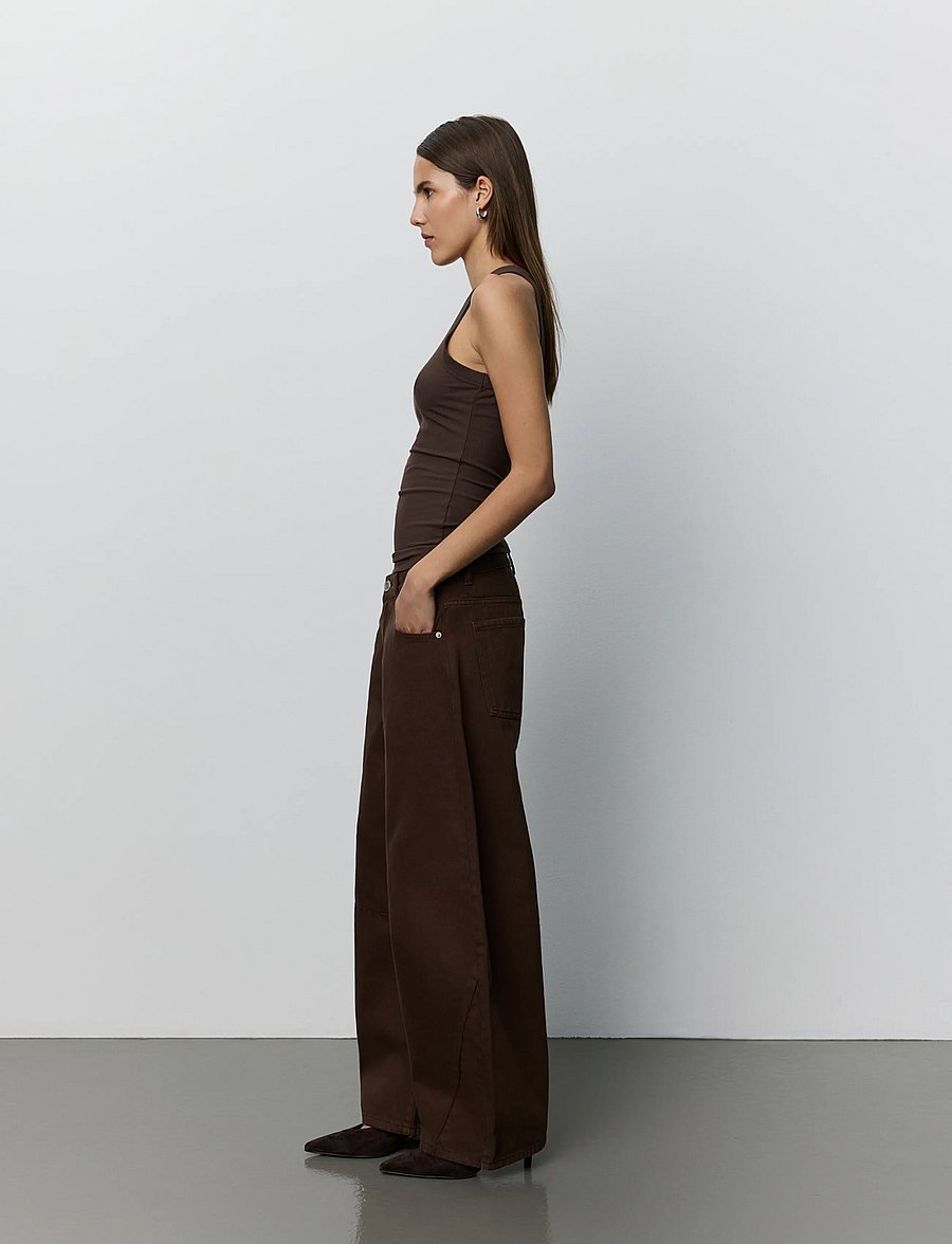 Sofie Schnoor - TOMARSW JEANS - barrel jeans - dark brown - 4