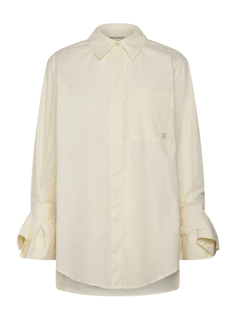 Sofie Schnoor - ABBYSW SHIRT - langärmlige hemden - light yellow - 0