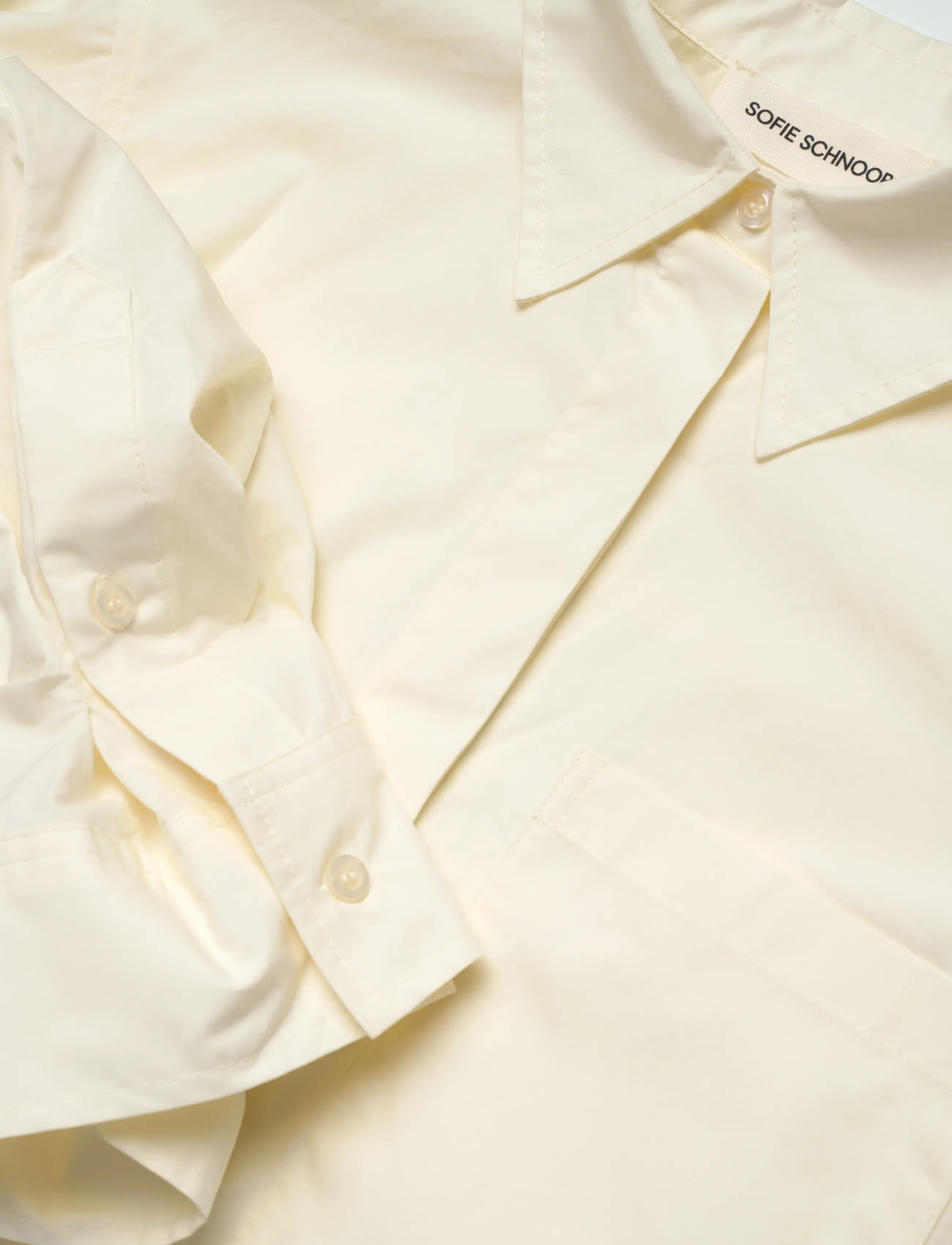 Sofie Schnoor - ABBYSW SHIRT - langärmlige hemden - light yellow - 5