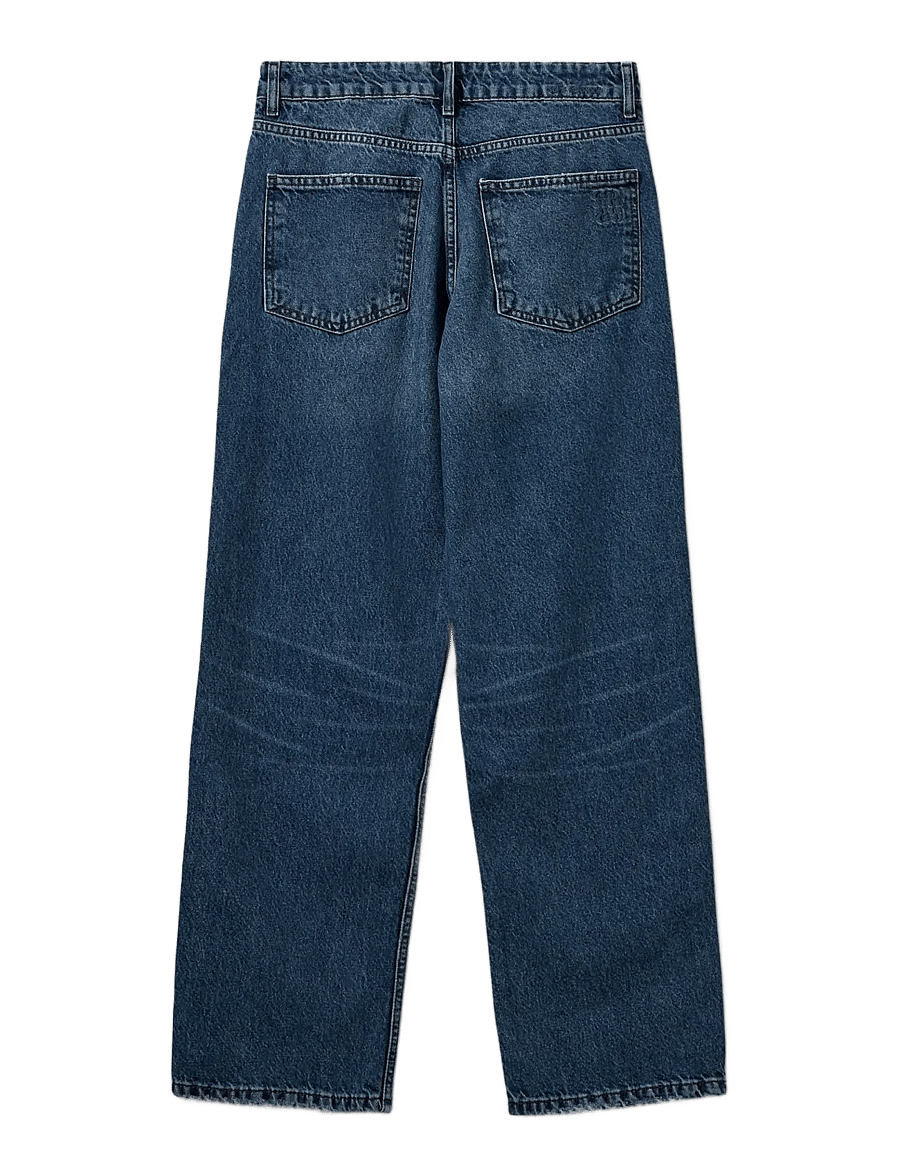 Sofie Schnoor - RIOSW MID WAIST JEANS - hosen mit weitem bein - denim blue - 2
