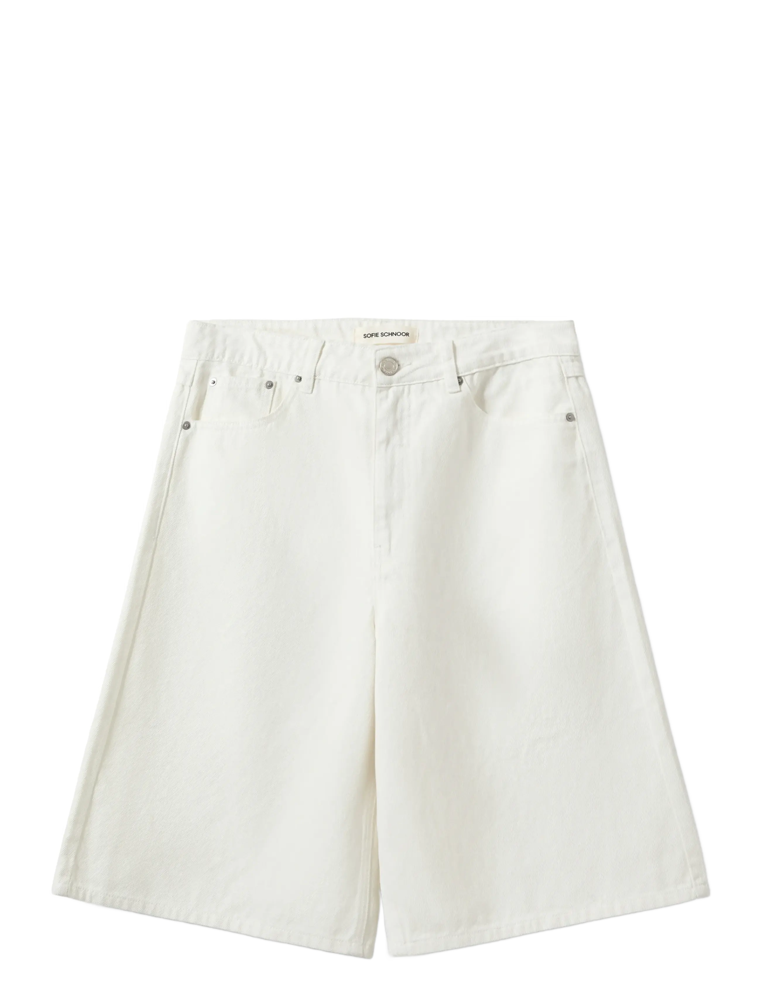 Sofie Schnoor STOKESW OVERSIZED SHORTS - Nouveautes - OFF WHITE / white