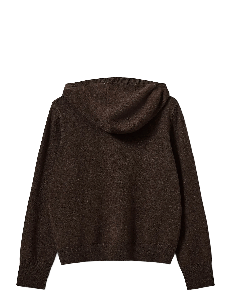 Sofie Schnoor - CASSIESW KNIT HOODIE - kapuzenpullover - brown fudge - 2