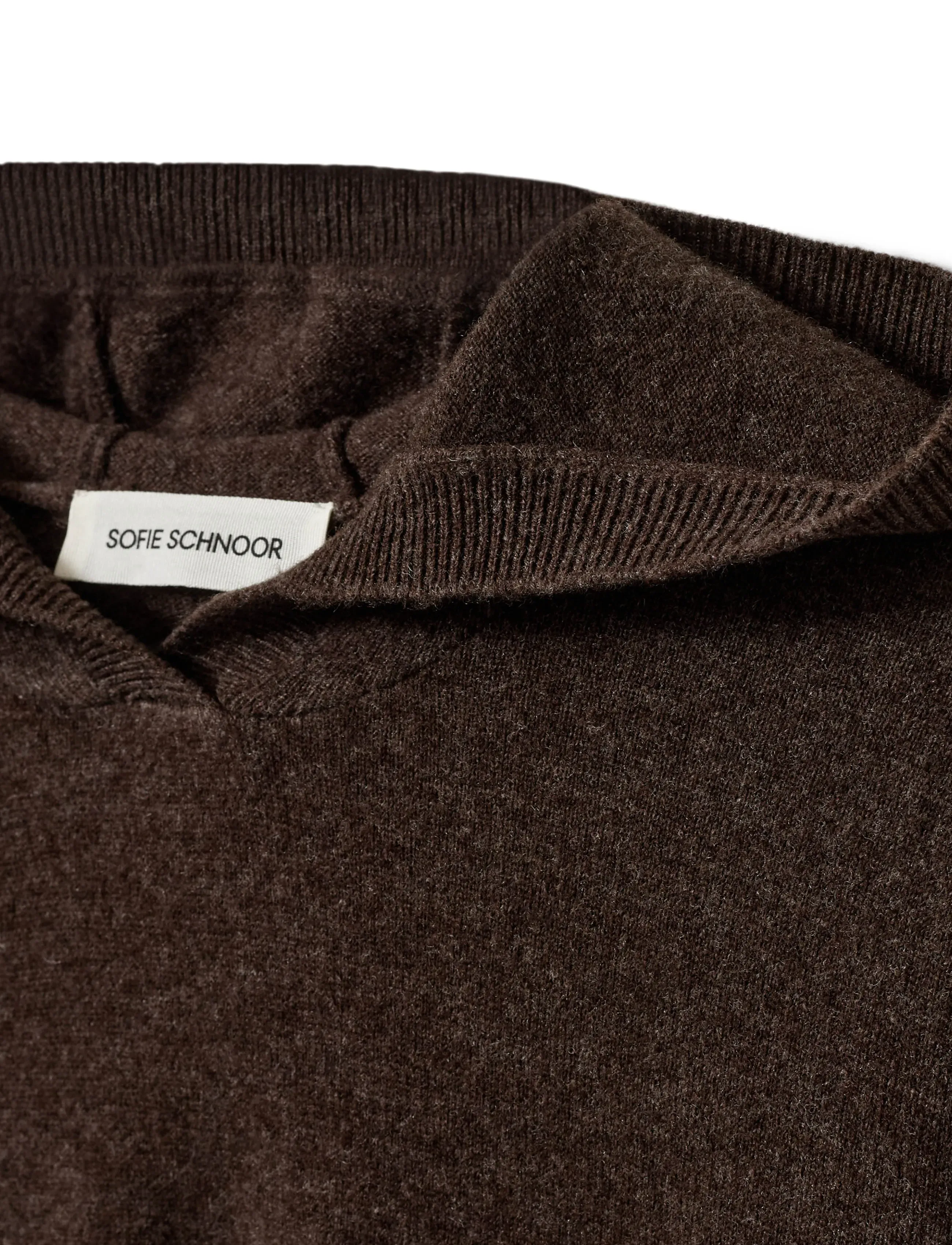 Sofie Schnoor - CASSIESW KNIT HOODIE - kapuzenpullover - brown fudge - 4
