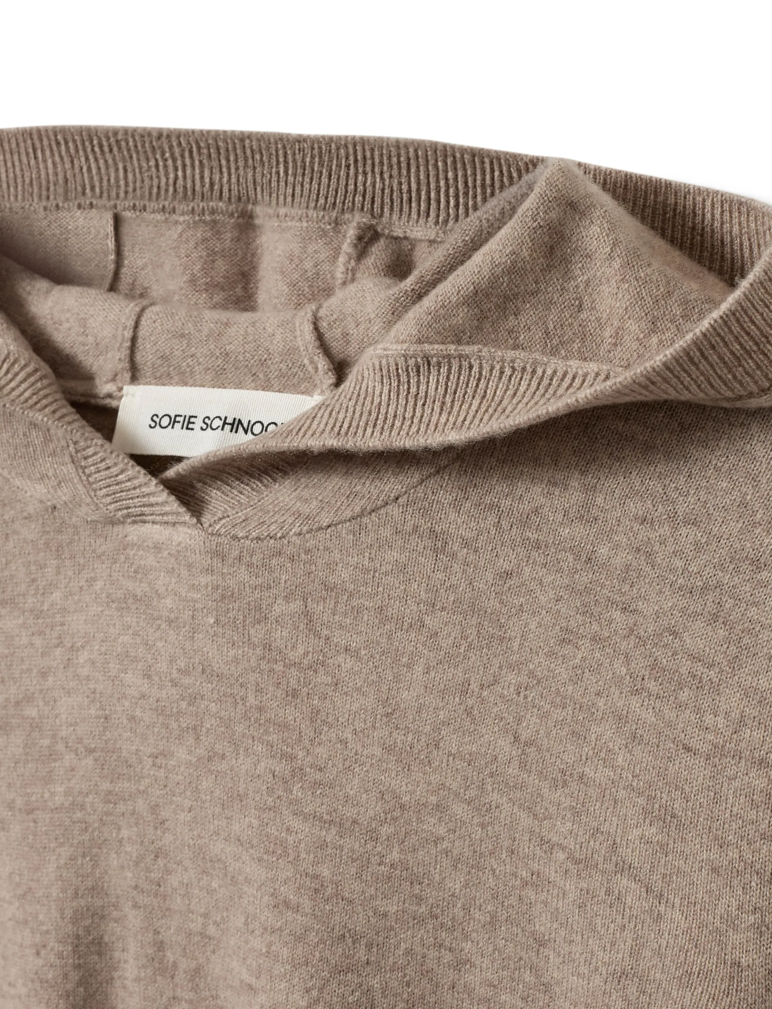 Sofie Schnoor - CASSIESW KNIT HOODIE - kapuutsiga pusad - brown melange - 2