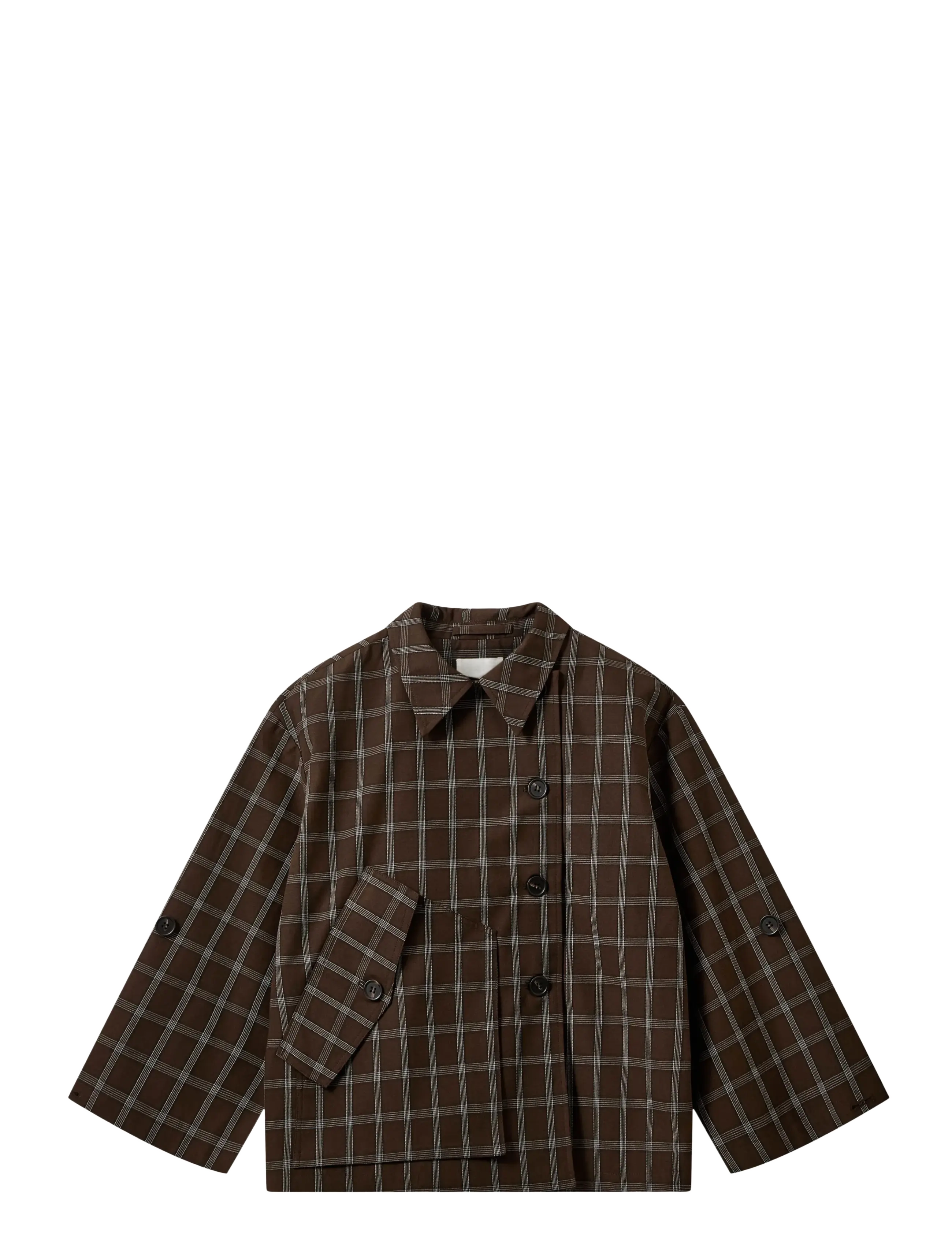 Sofie Schnoor - AGATHASW CHECK JACKET - frühlingsjacken - brown check - 1