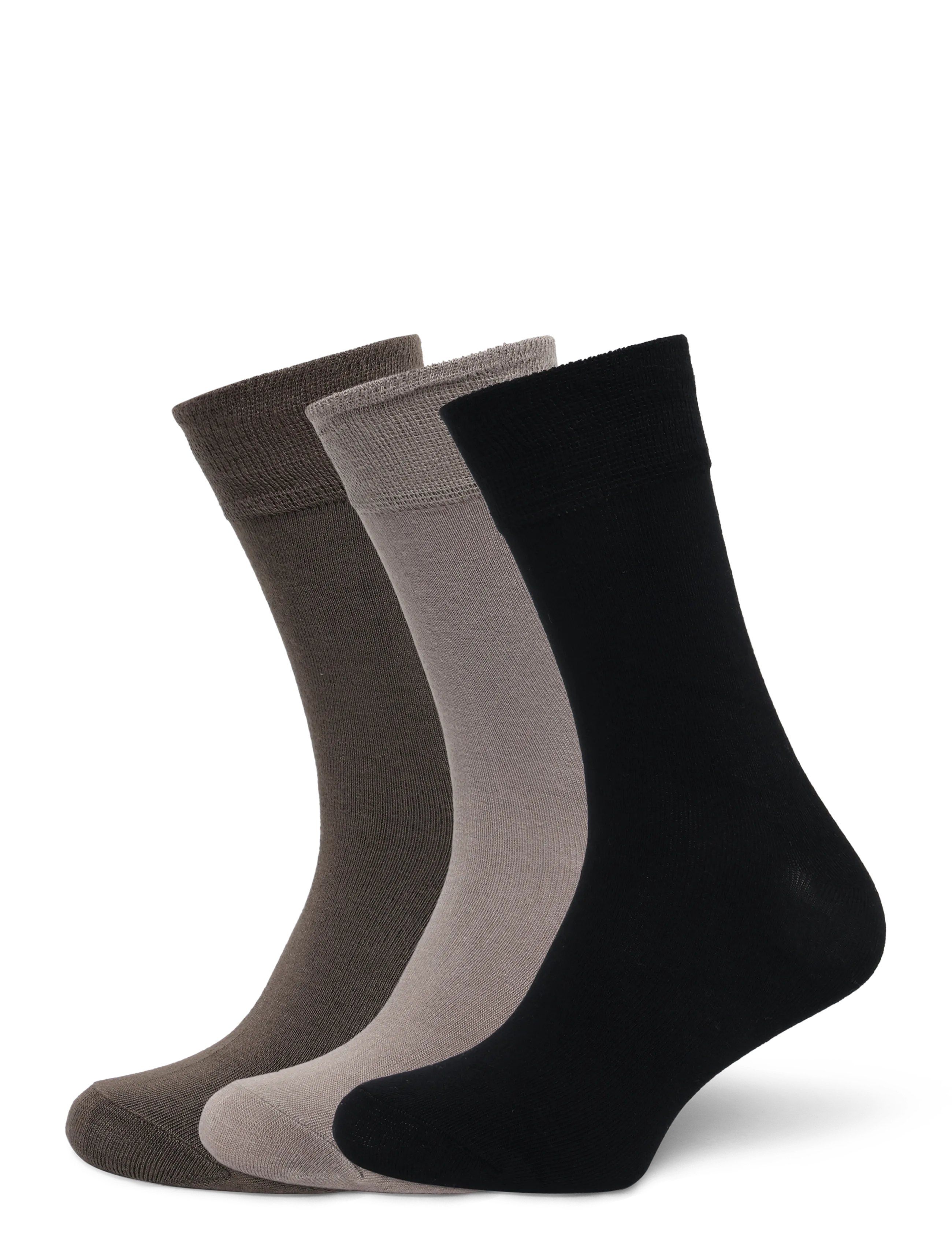 Sofie Schnoor TERRIESW ANKLE SOCK x 3 MIX - Ondergoed - BROWN/BLACK / brown