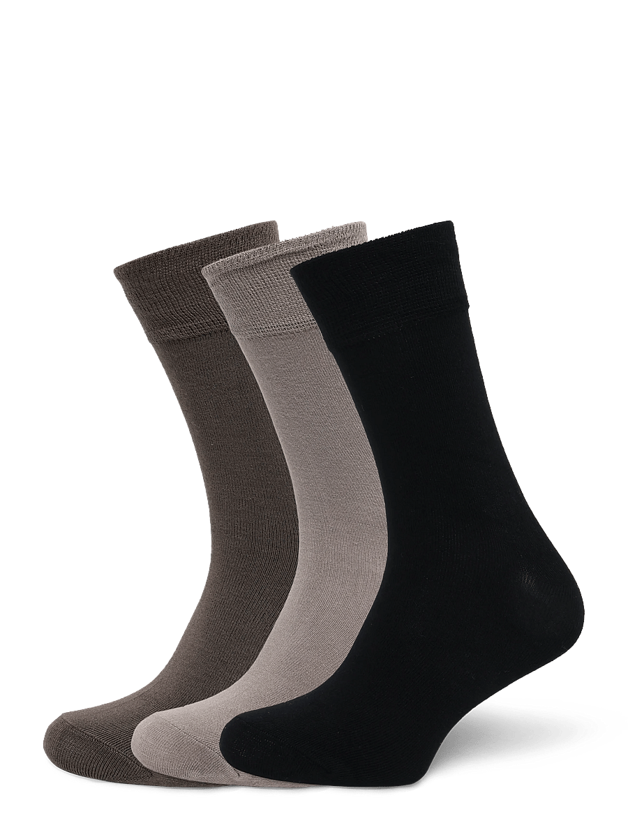 Sofie Schnoor - TERRIESW ANKLE SOCK x 3 MIX - sneackersocken - brown/black - 0