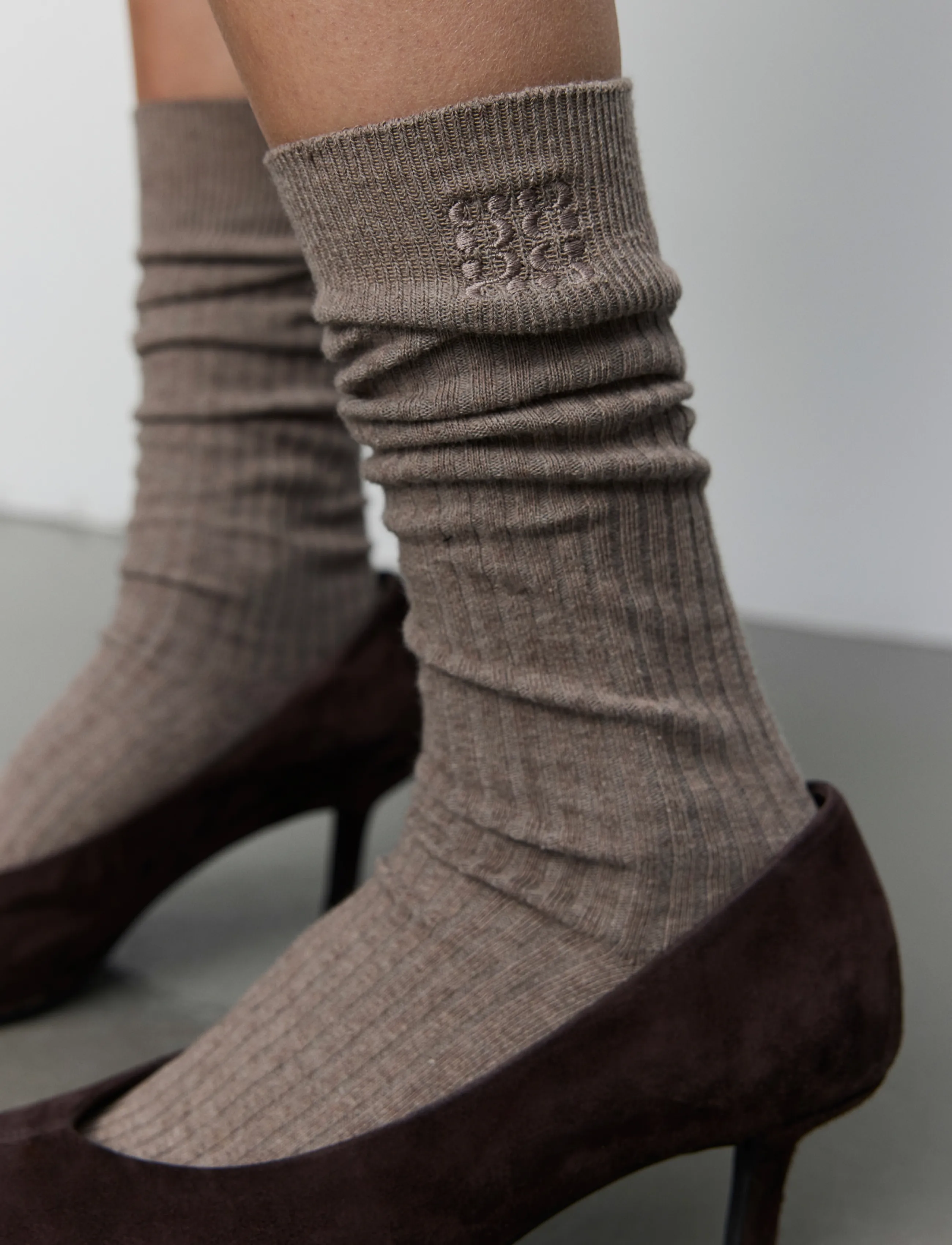 Sofie Schnoor - BEATHASW KNEE SOCK x 2 - knee-high socks - camel melange - 3