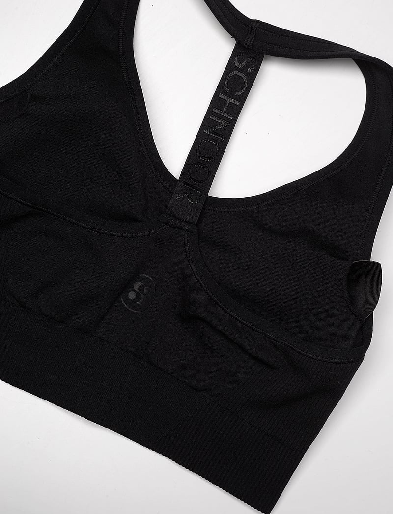 Sofie Schnoor - SIMONESPO SPORTS BRA - sports-bh'er - black - 4
