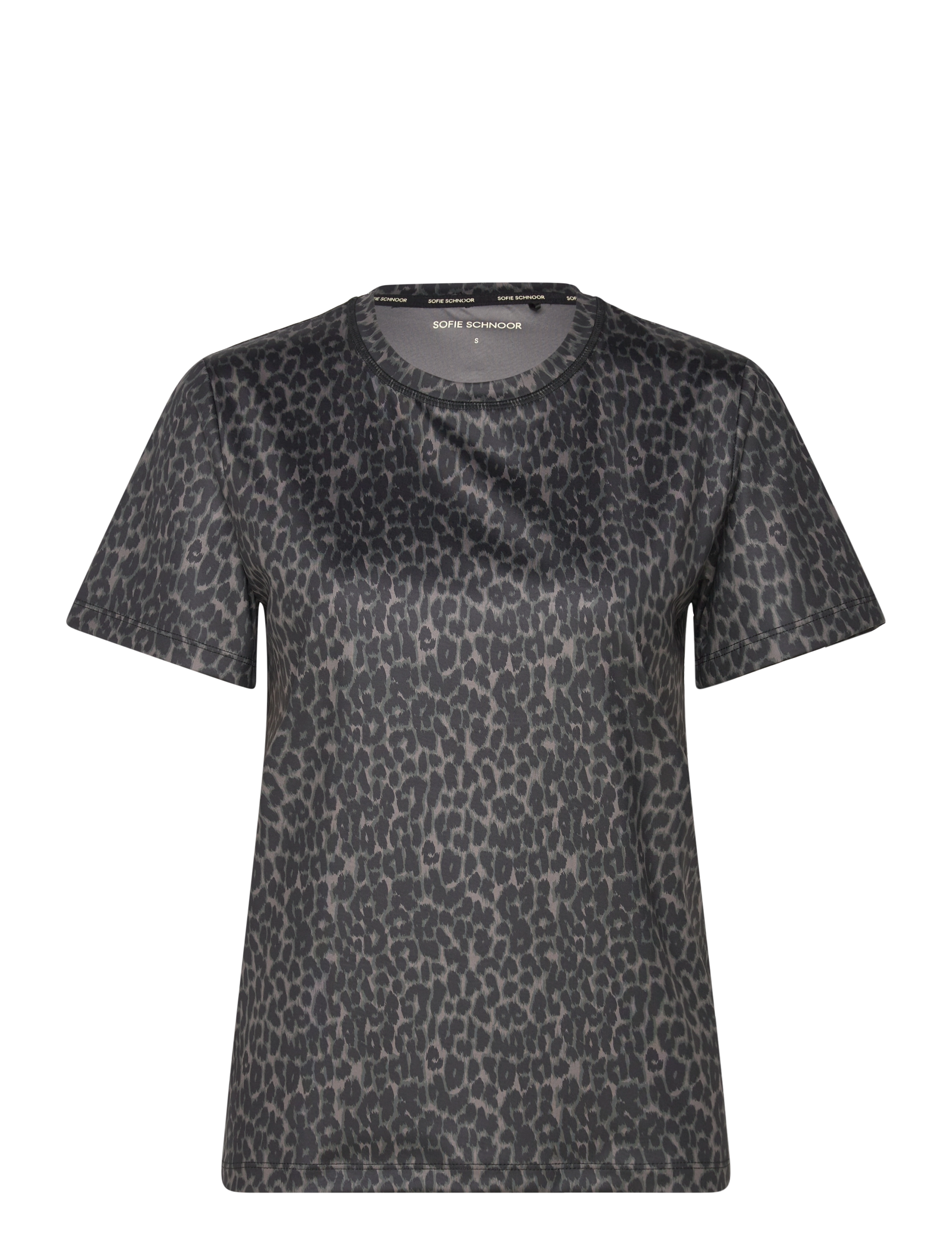 Sofie Schnoor - FIOLASPO T-SHIRT - grey leopard - 1