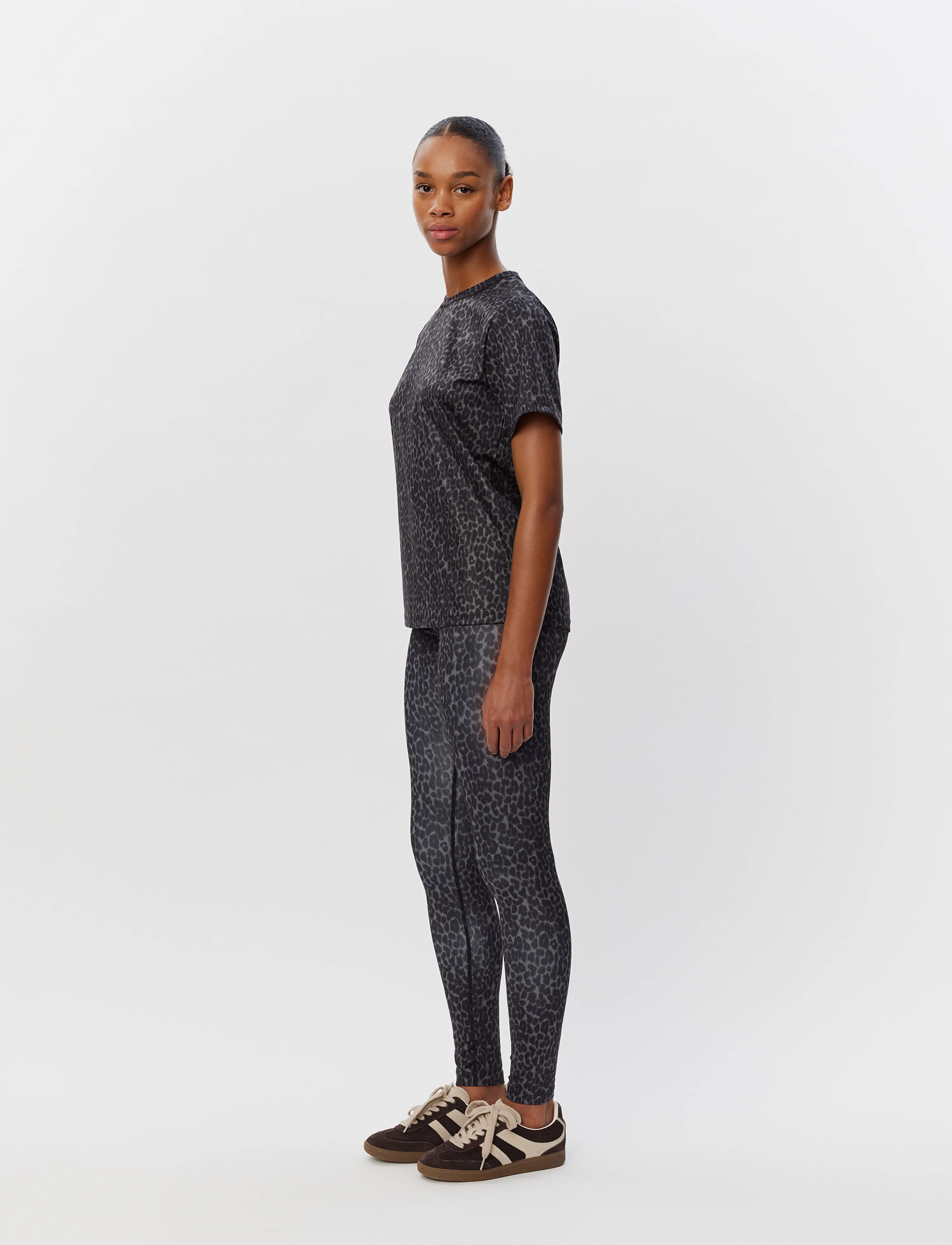 Sofie Schnoor - FIOLASPO T-SHIRT - grey leopard - 3