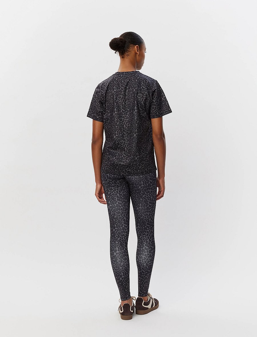 Sofie Schnoor - FIOLASPO T-SHIRT - grey leopard - 4