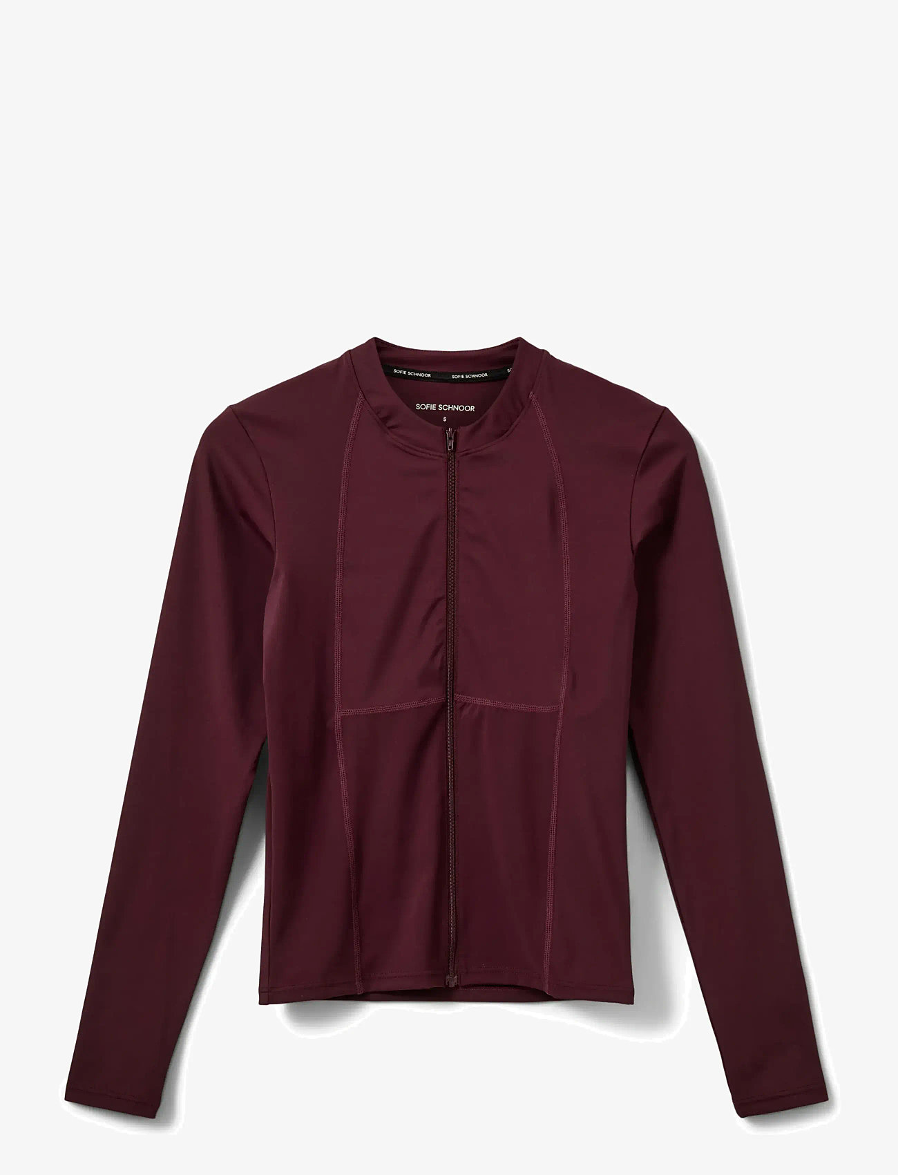 Sofie Schnoor - JayaSPO Zip Blouse - sportsjakker - burgundy - 0