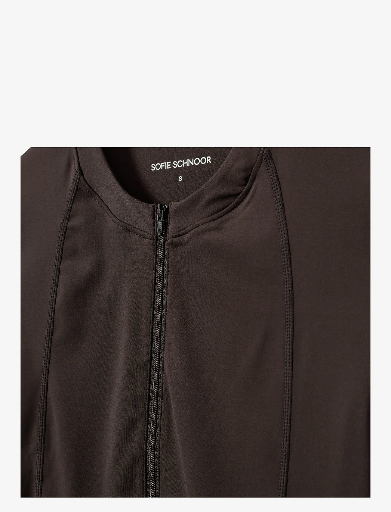 Sofie Schnoor - JAYASPO ZIP BLOUSE - sportsjakker - dark brown - 2