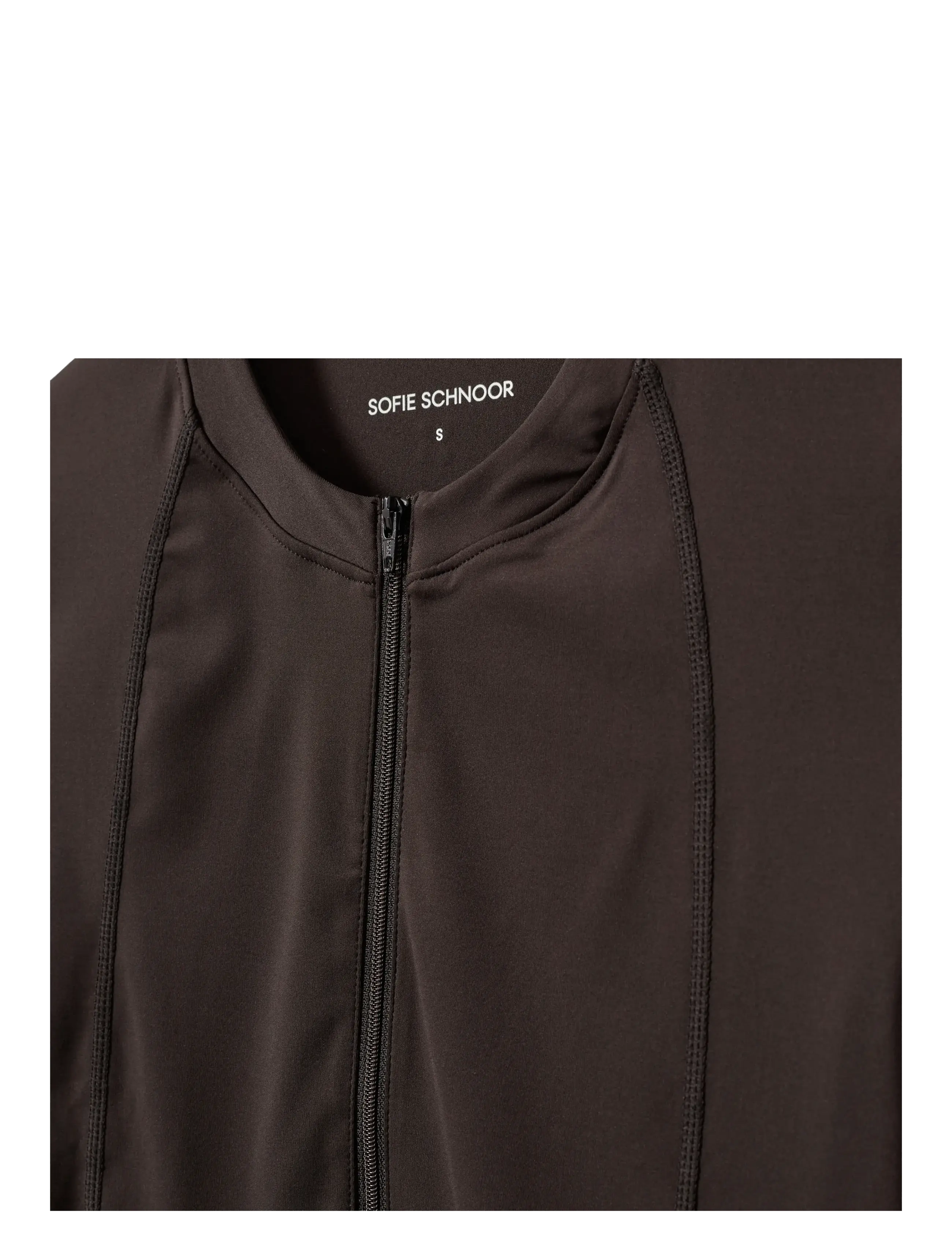 Sofie Schnoor - JayaSPO Zip Blouse - sportsjakker - dark brown - 2