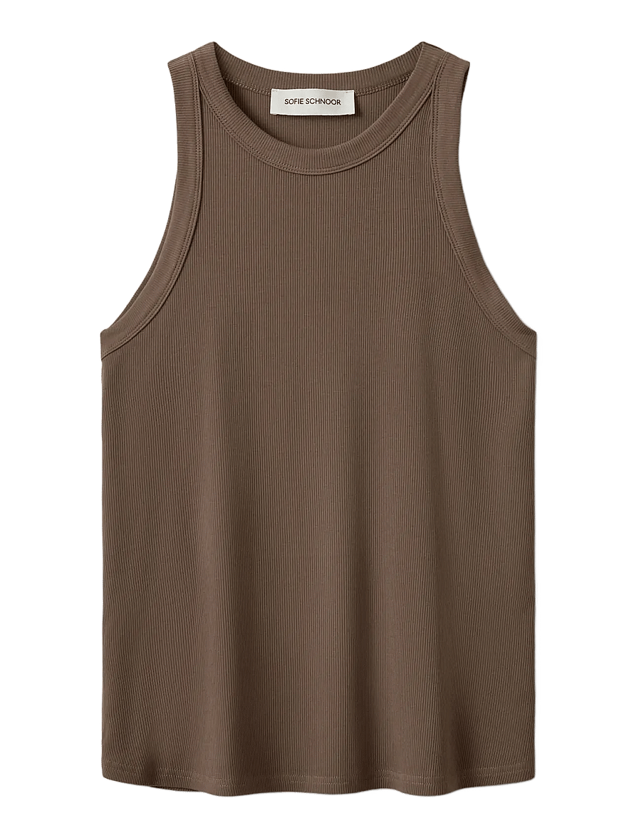 Sofie Schnoor - JORDYNSPO TOP - sleeveless tops - deer - 0