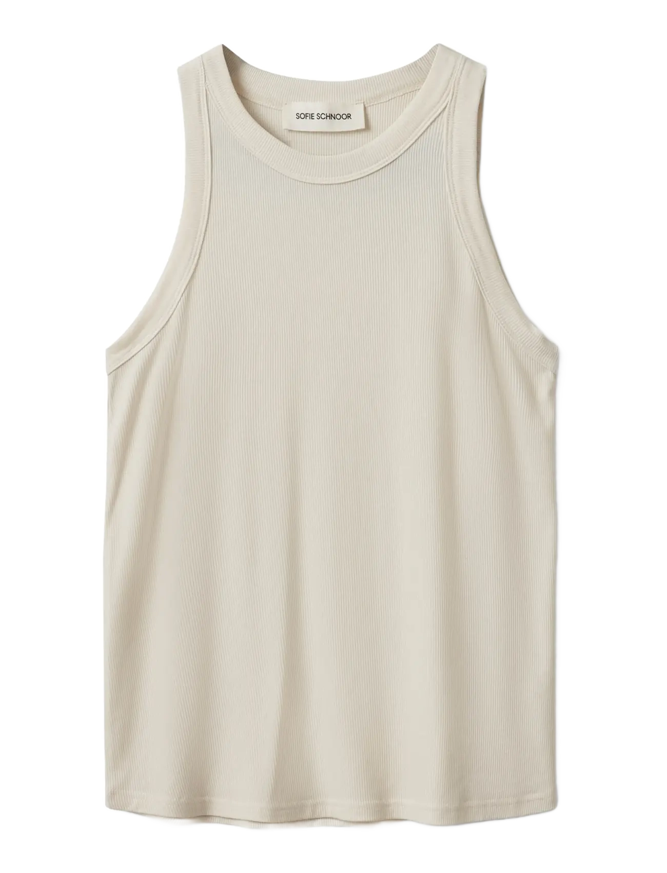 Sofie Schnoor JORDYNSPO TOP - Sleeveless tops - OFF WHITE / cream
