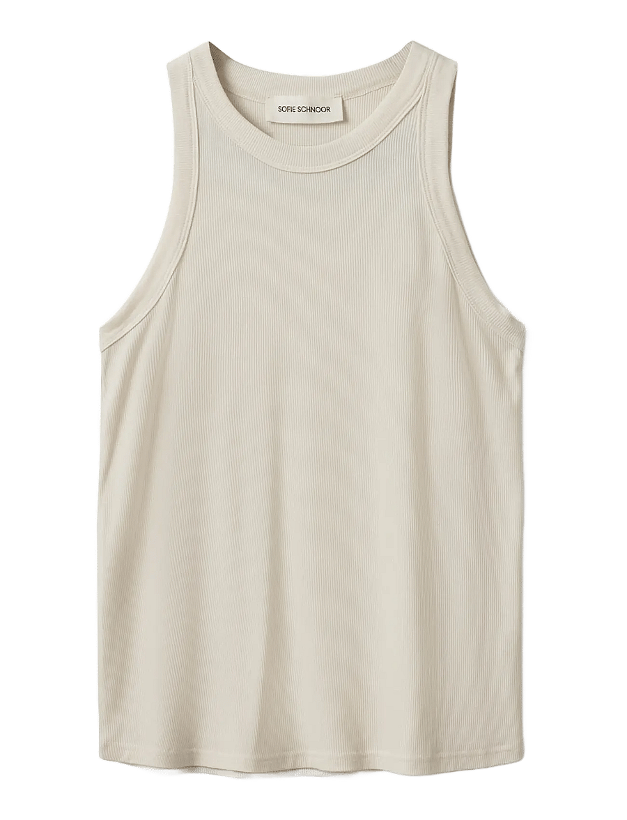 Sofie Schnoor - JORDYNSPO TOP - sleeveless tops - off white - 0